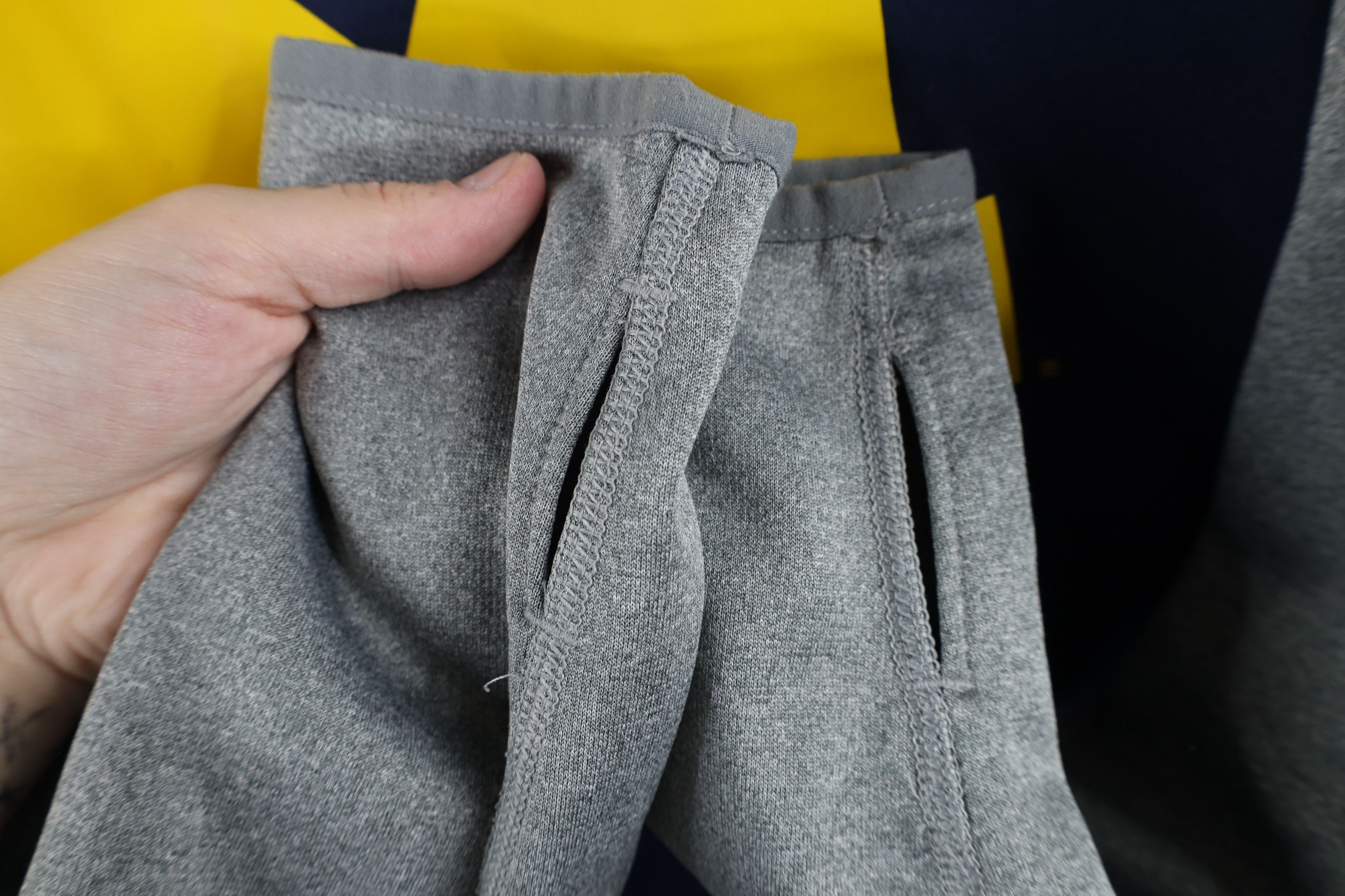 Nike × Vintage Nike Block M University of Michigan Hoodie Sweatshirt Blue Size XXL / US 16-18 / IT 52-54 - 10 Thumbnail