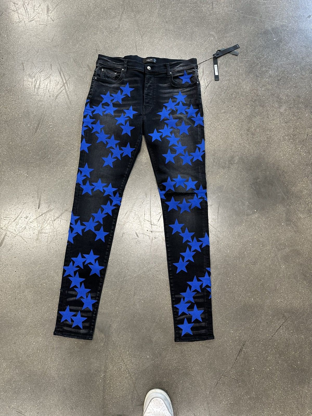 Amiri Amiri Chemist Star Patch Jeans Black Blue Size US 36 / EU 52 - 1 Thumbnail