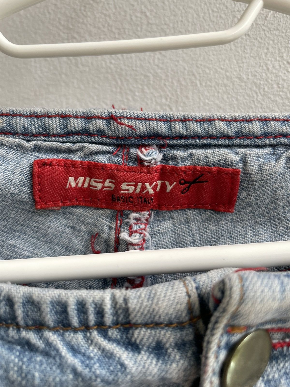 Miss Sixty Vintage Miss Sixty Rare Y2K Floral Print Skinny Denim Jeans Size 28" / US 6 / IT 42 - 10 Thumbnail