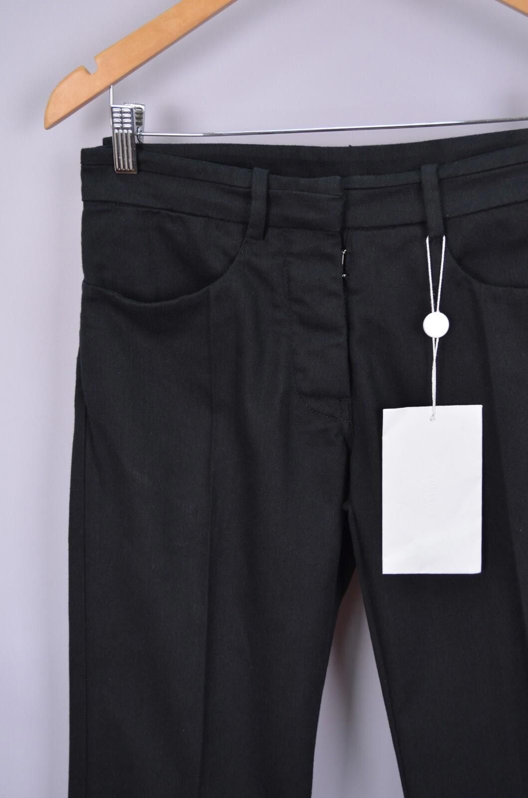 Maison Margiela Maison Margiela S/S 2010 Flat Front Black Pants Sz 42 Bnwt! Size 38" / US 16 / IT 52 - 3 Thumbnail
