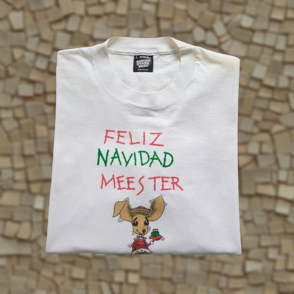 Fruit Of The Loom VINTAGE Fruit of the Loom CHRISTMAS XMAS VTG 90s USA MADE FUNNY GRAPHIC T SHIRT sz L Size US L / EU 52-54 / 3 - 1 Thumbnail