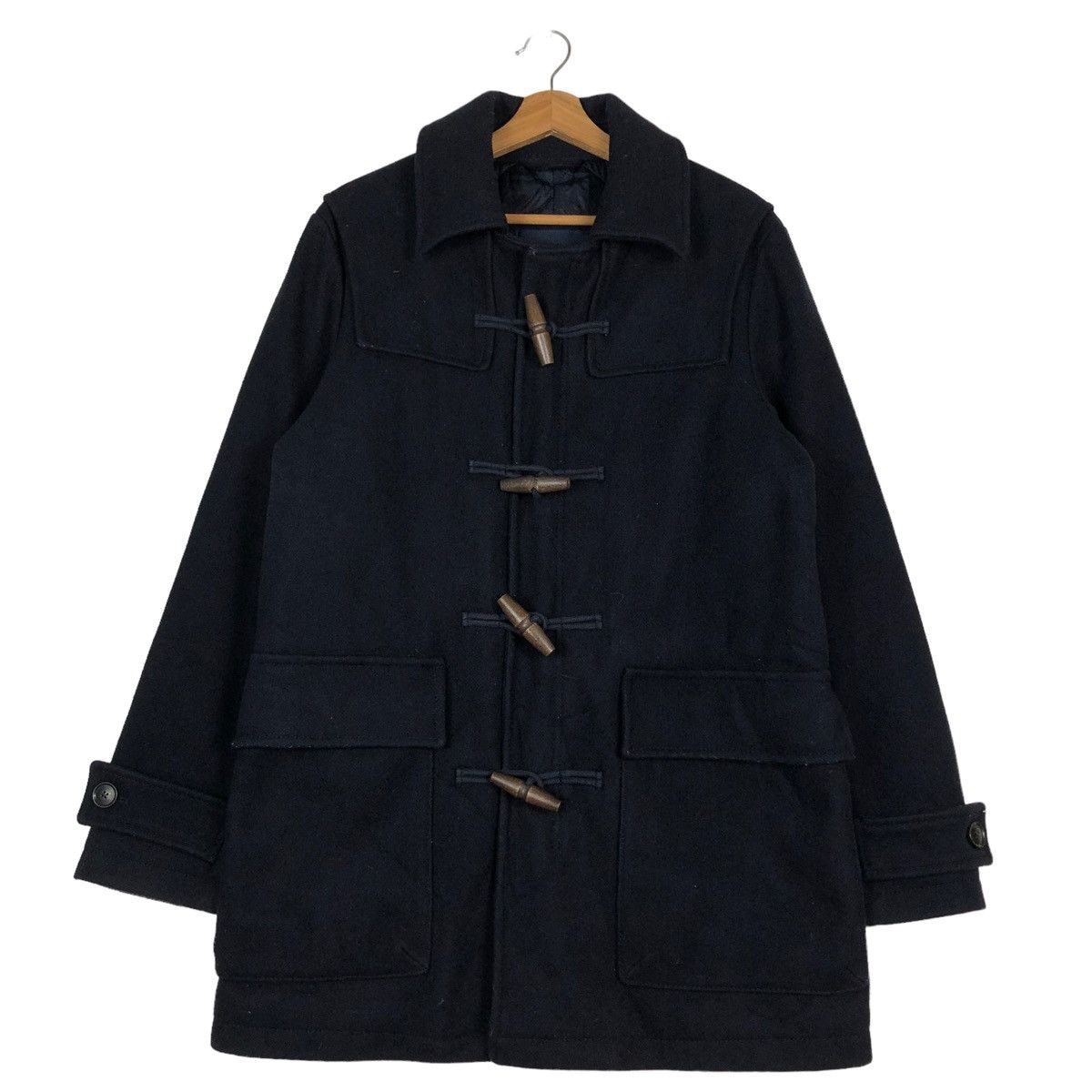 Japanese Brand 🔥VINTAGE DUFFLE JACKET WOOL TOMMY ISSEY MIYAKE Size US XL / EU 56 / 4 - 1 Thumbnail