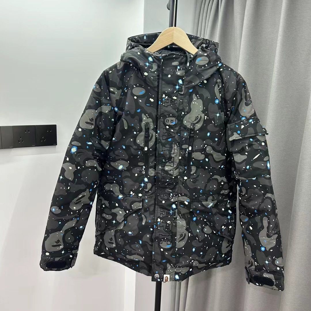 Bape SPACE CAMO SHARK WIDE JACKET Size US M / EU 48-50 / 2 - 1 Thumbnail