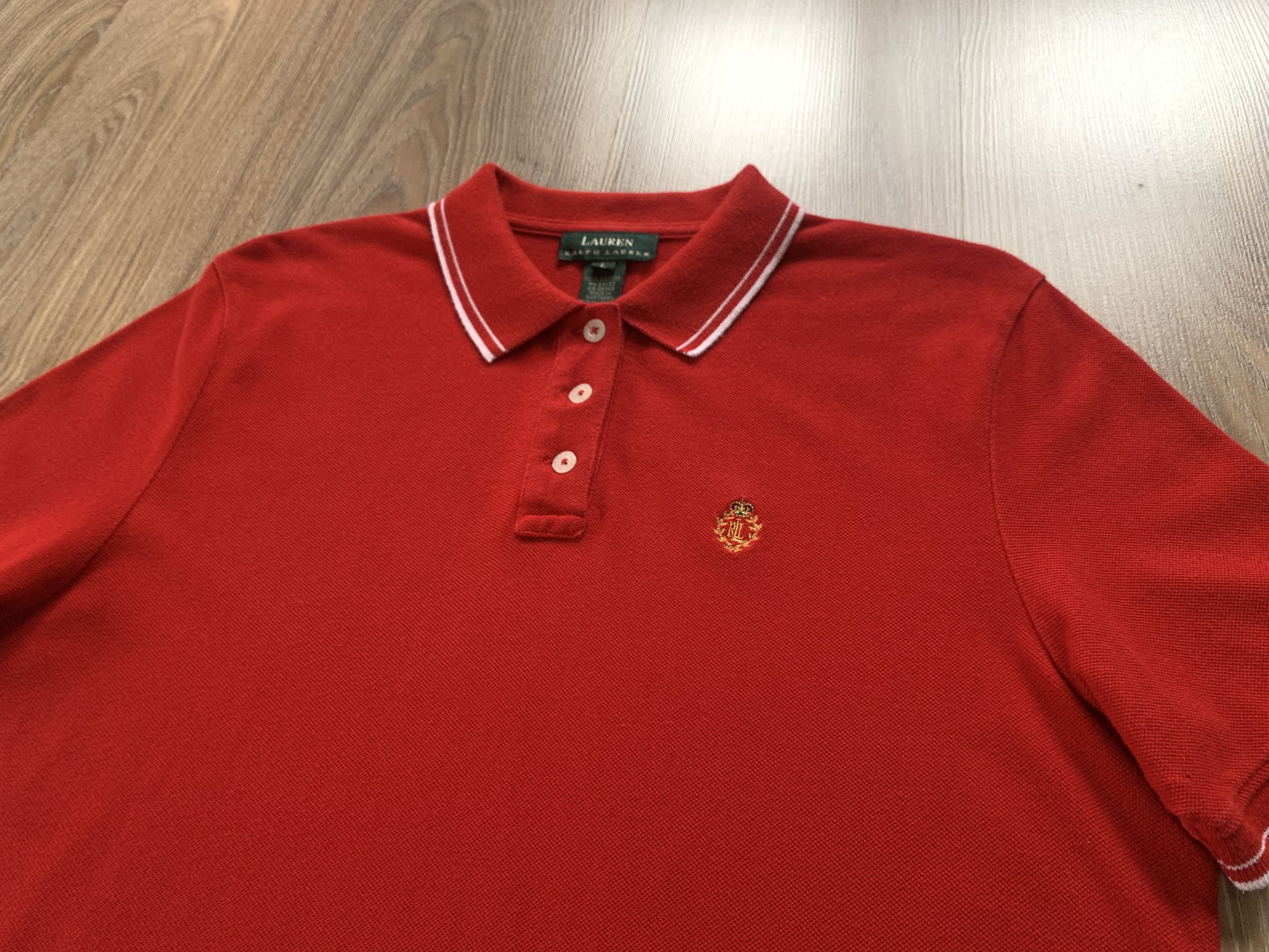 Polo Ralph Lauren Vintage Polo Ralph Lauren Cotton Polo T-Shirt Size L / US 10 / IT 46 - 4 Thumbnail