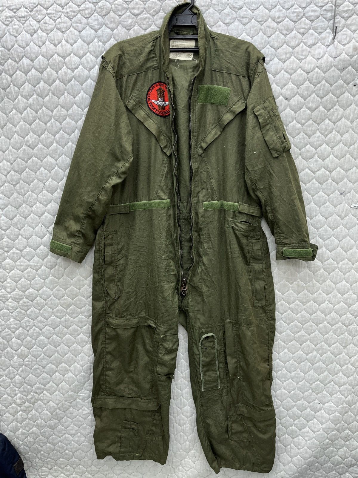 Vintage 🔥🔥🔥STEAL VTG FIFTH FLIGHT ARMY DETACHMENT FLYERS COVERALL Size US 40 / EU 56 - 2 Thumbnail
