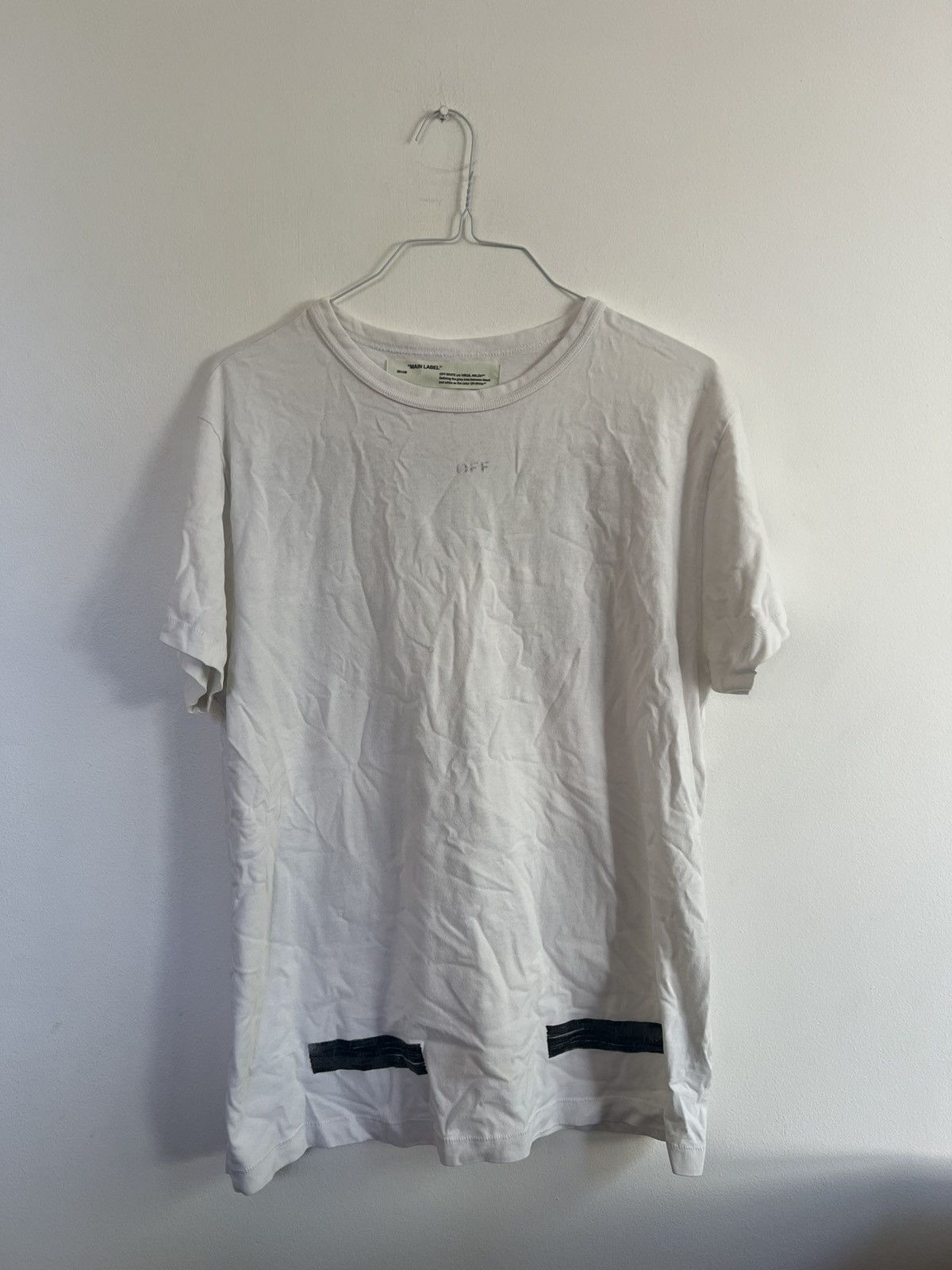 Off-White Off white Seeing Things Arrow Logo TEE Size US M / EU 48-50 / 2 - 4 Thumbnail