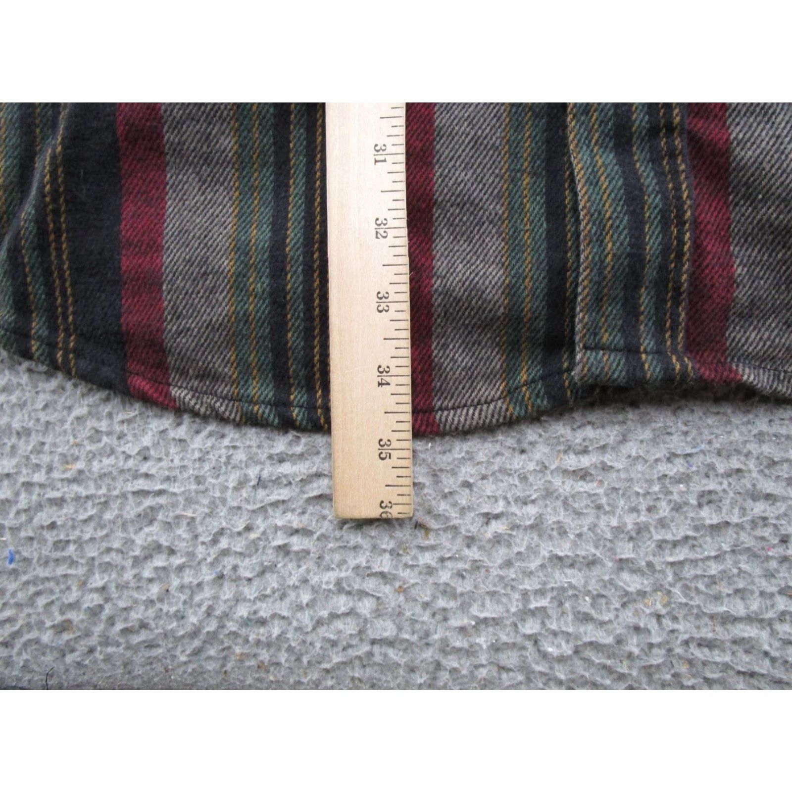Vintage Vintage Oshkosh B'gosh Western Pearl Snap Long Sleeve Shirt Mens 3XL Striped Cotton Flannel" Size US XXL / EU 58 / 5 - 7 Thumbnail
