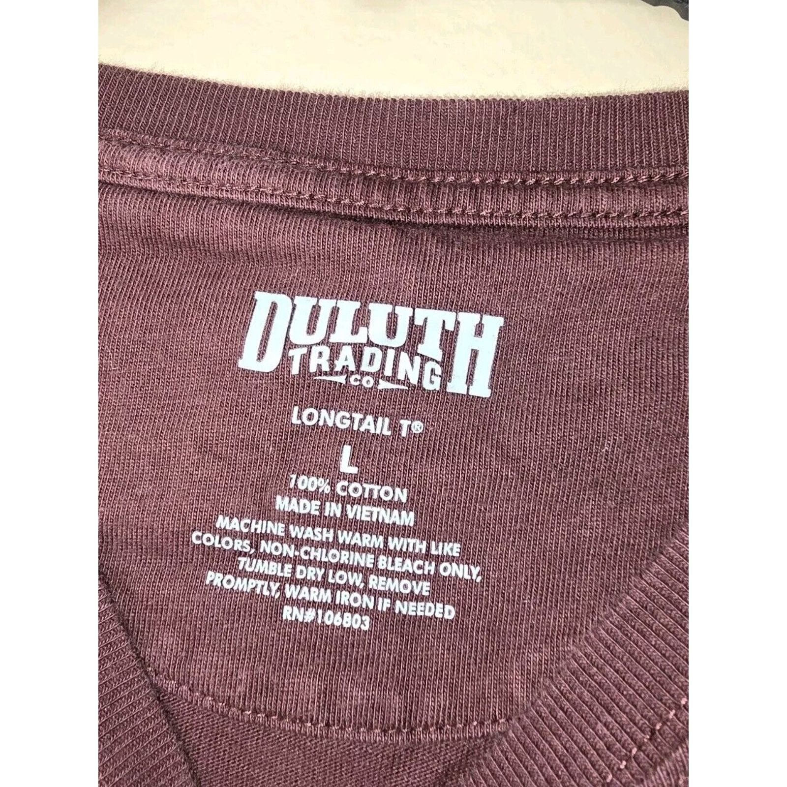 Duluth Trading Company Duluth Trading Co Shirt Longtail T Maroon Mens Large Size US L / EU 52-54 / 3 - 2 Thumbnail