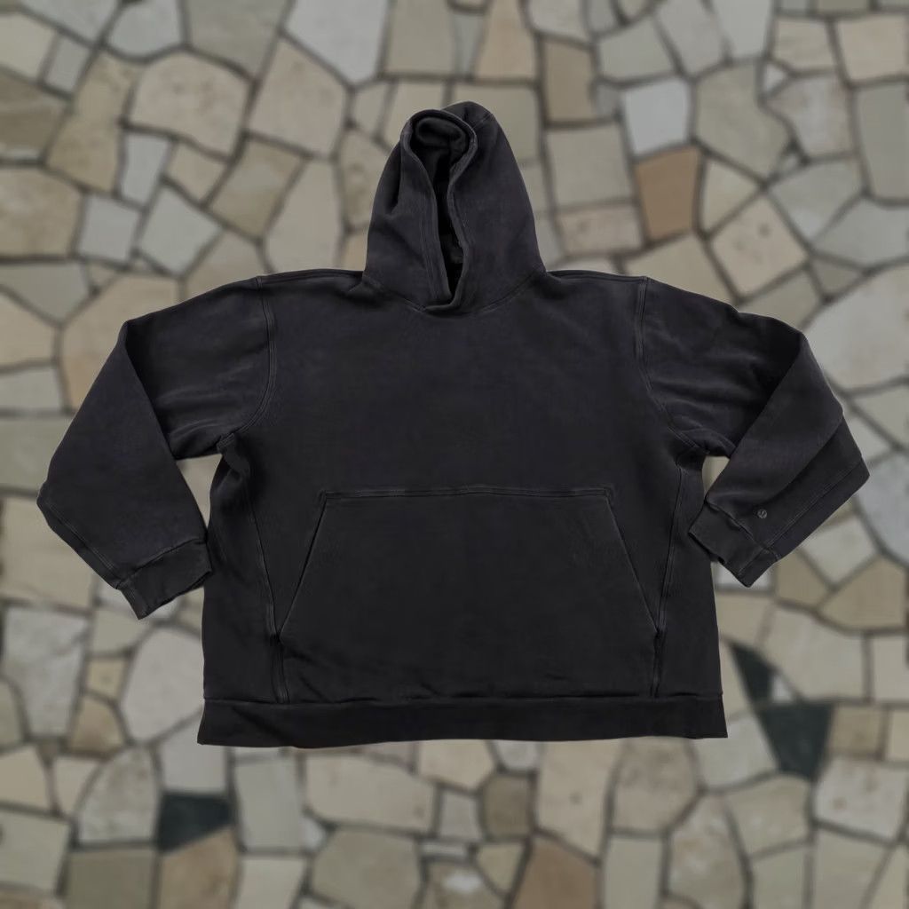 Lululemon Lululemon Hoodie Mens 2XL XXL Black Pullover Sweatshirt Steady State Heavyweight Size US XXL / EU 58 / 5 - 1 Thumbnail