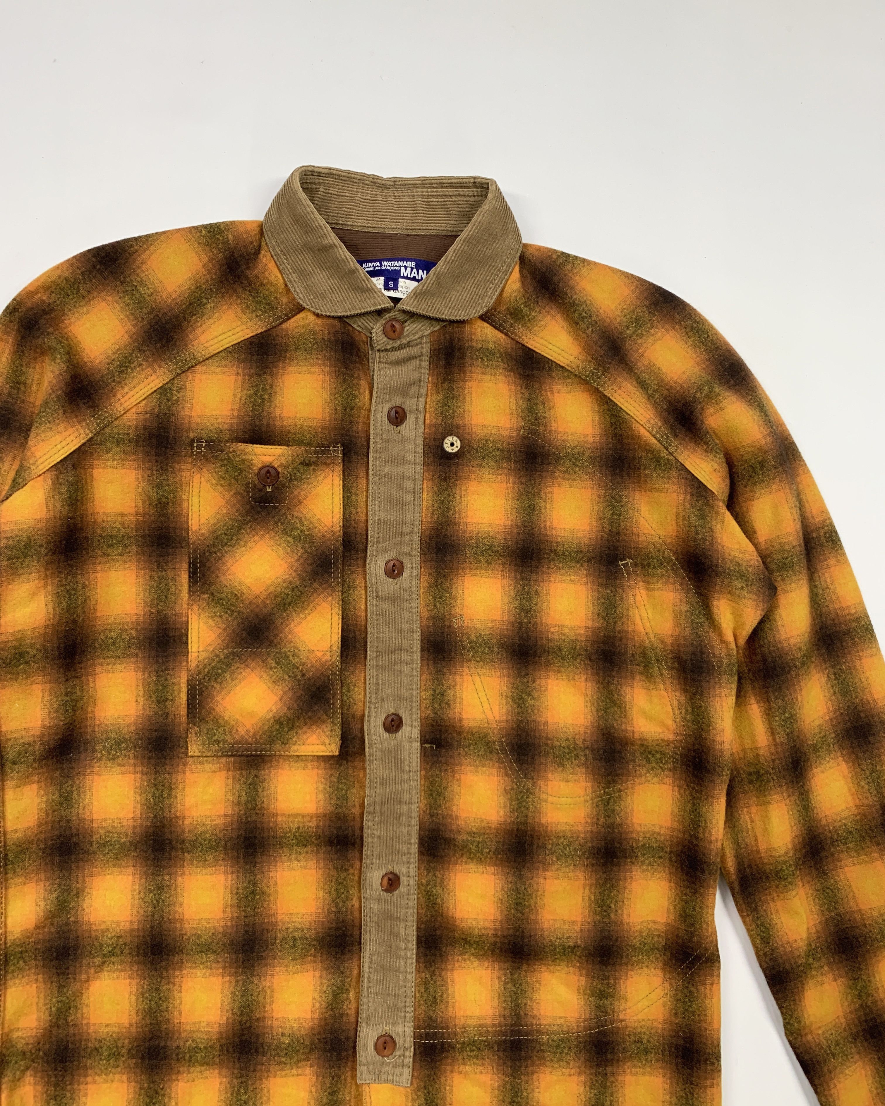 Comme des Garcons × Junya Watanabe 2012 Work Flannel Shirt Size US S / EU 44-46 / 1 - 3 Thumbnail