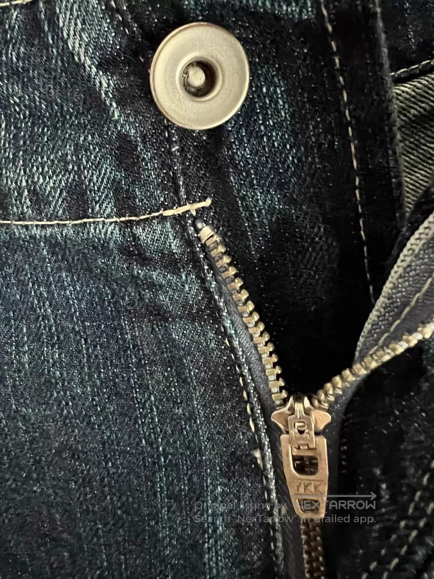 Porter Classic Blue Denim Cargo Pants. Size US 32 / EU 48 - 5 Thumbnail