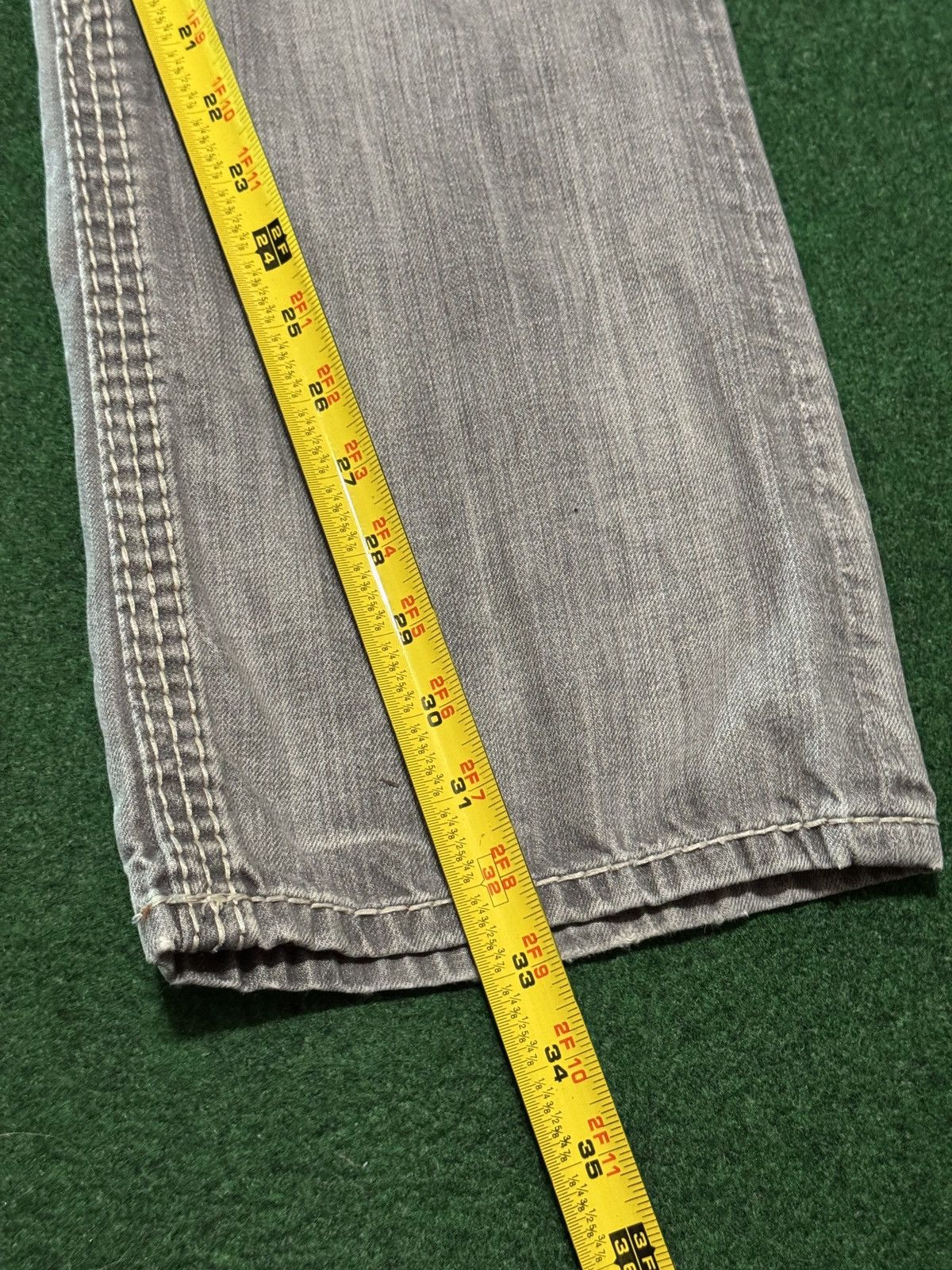 Rock Revival Rock Revival Bootcut Distressed 34x33 Grunge Punk Jeans Size US 34 / EU 50 - 8 Thumbnail