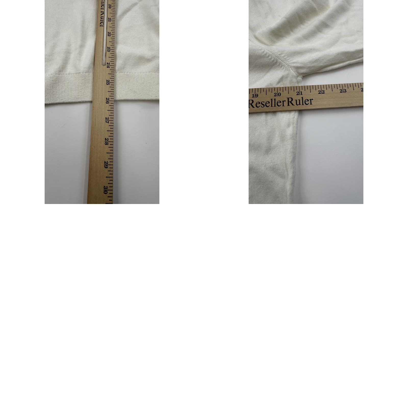 Topman Topman Pullover Sweater Mens Medium White Knit Collared Zip Long Sleeve Lightweight Size US M / EU 48-50 / 2 - 8 Thumbnail