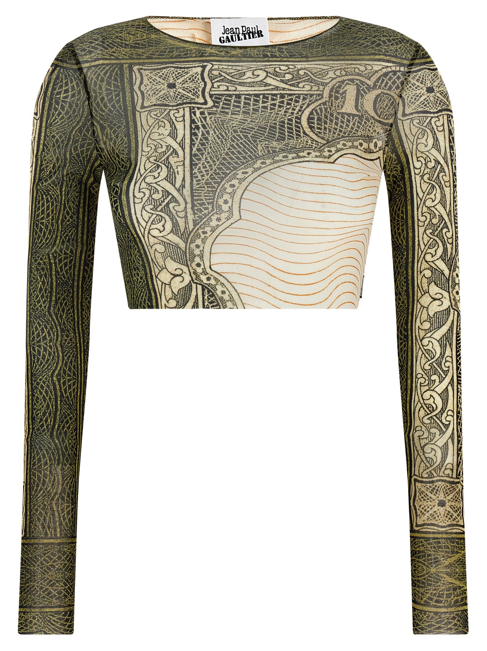 Jean Paul Gaultier 'Re-edition - The Green Cartouche' top Size S / US 4 / IT 40 - 1 Thumbnail