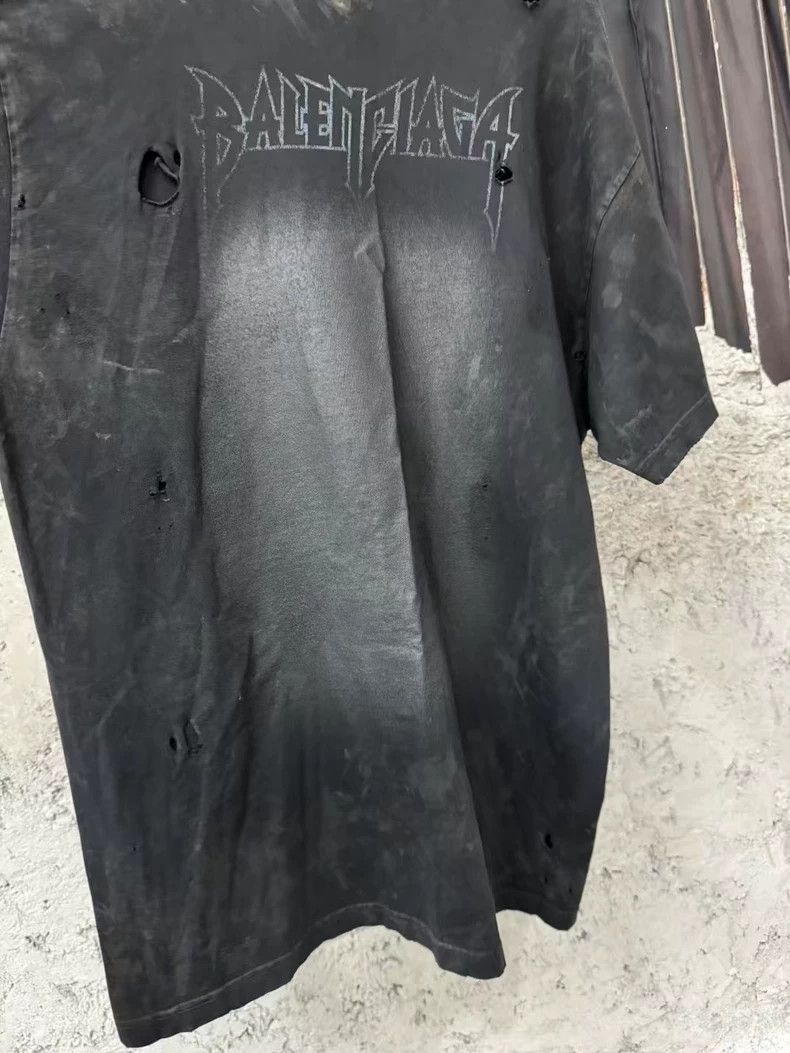 Balenciaga Balenciaga Do Old Destruction Tower Short Sleeve Size US S / EU 44-46 / 1 - 5 Thumbnail