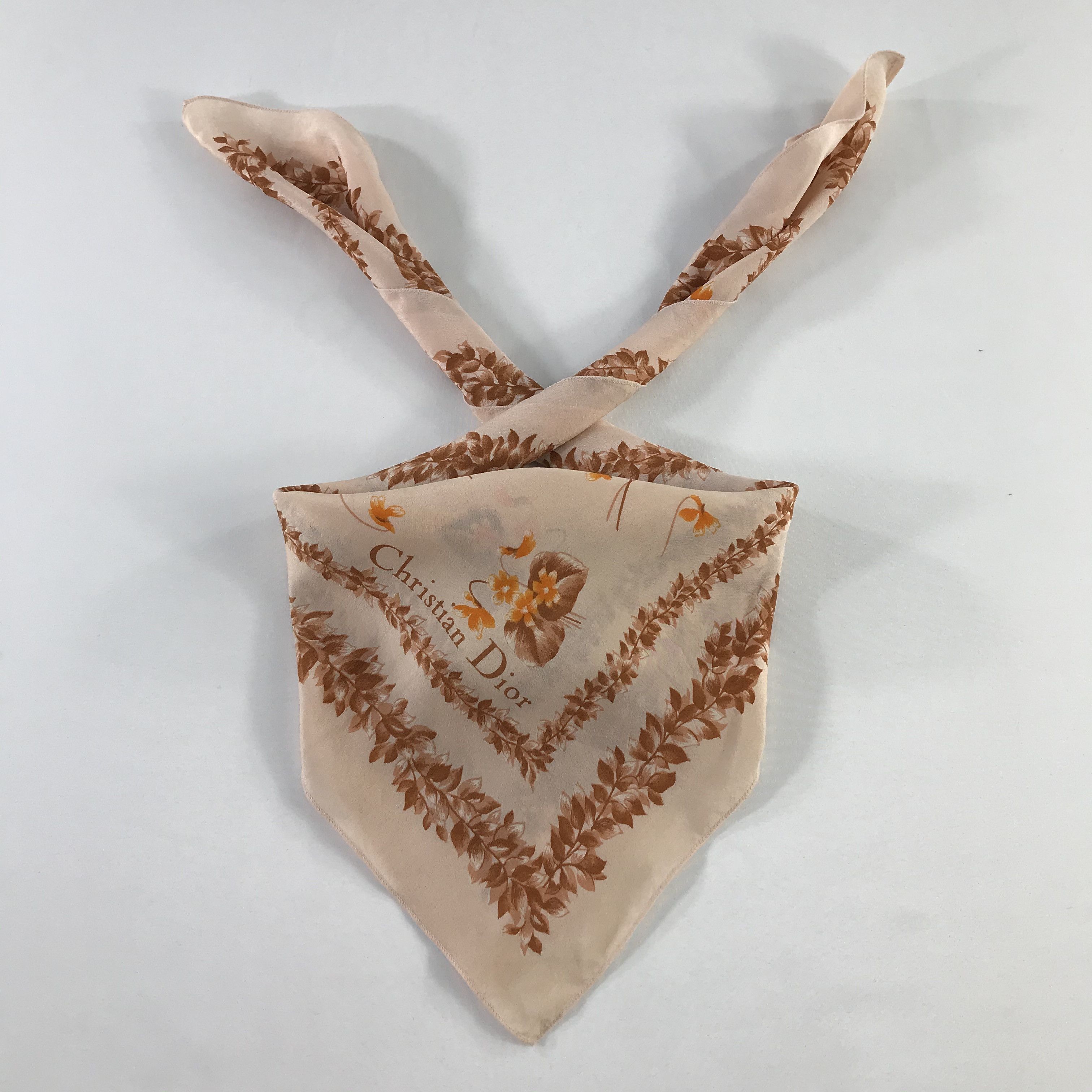 Christian Dior Monsieur × Vintage Christian Dior Bandana / Handkerchief / Neckerchief - S813 Size ONE SIZE - 3 Thumbnail