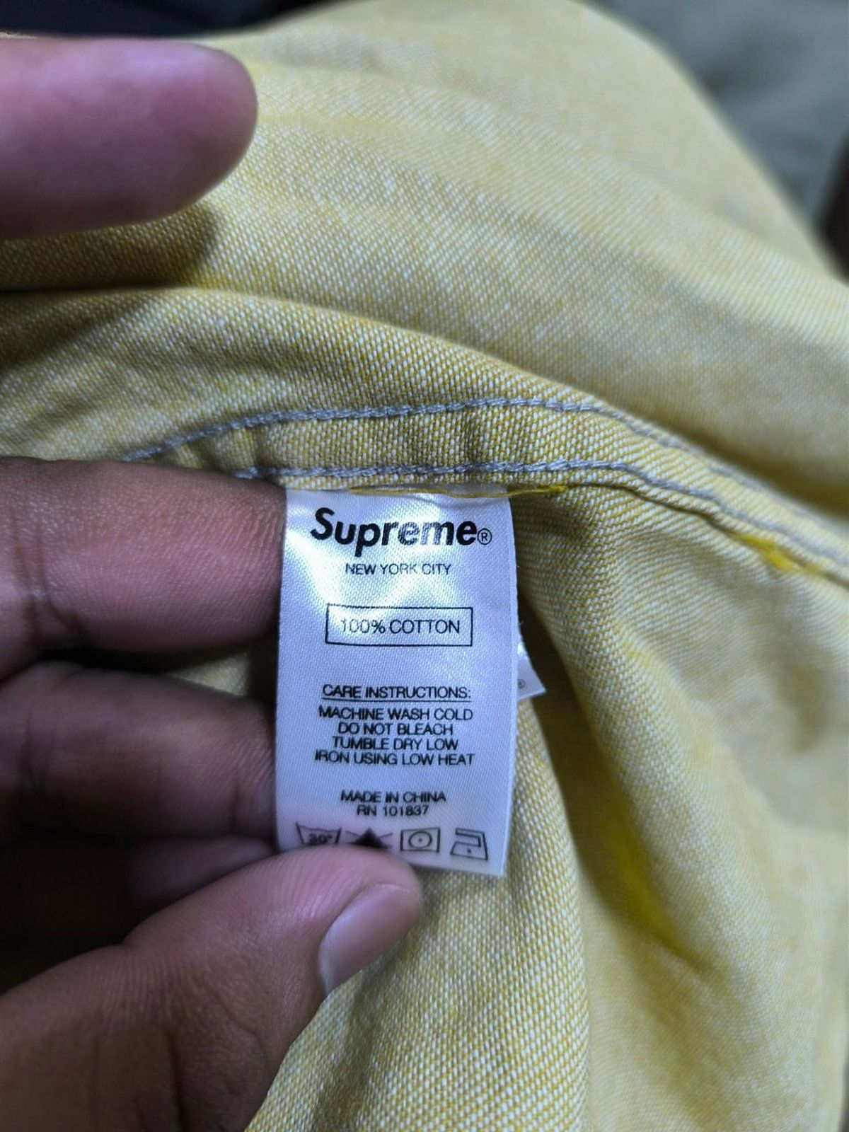 Supreme Supreme classic logo denim Size US L / EU 52-54 / 3 - 4 Thumbnail