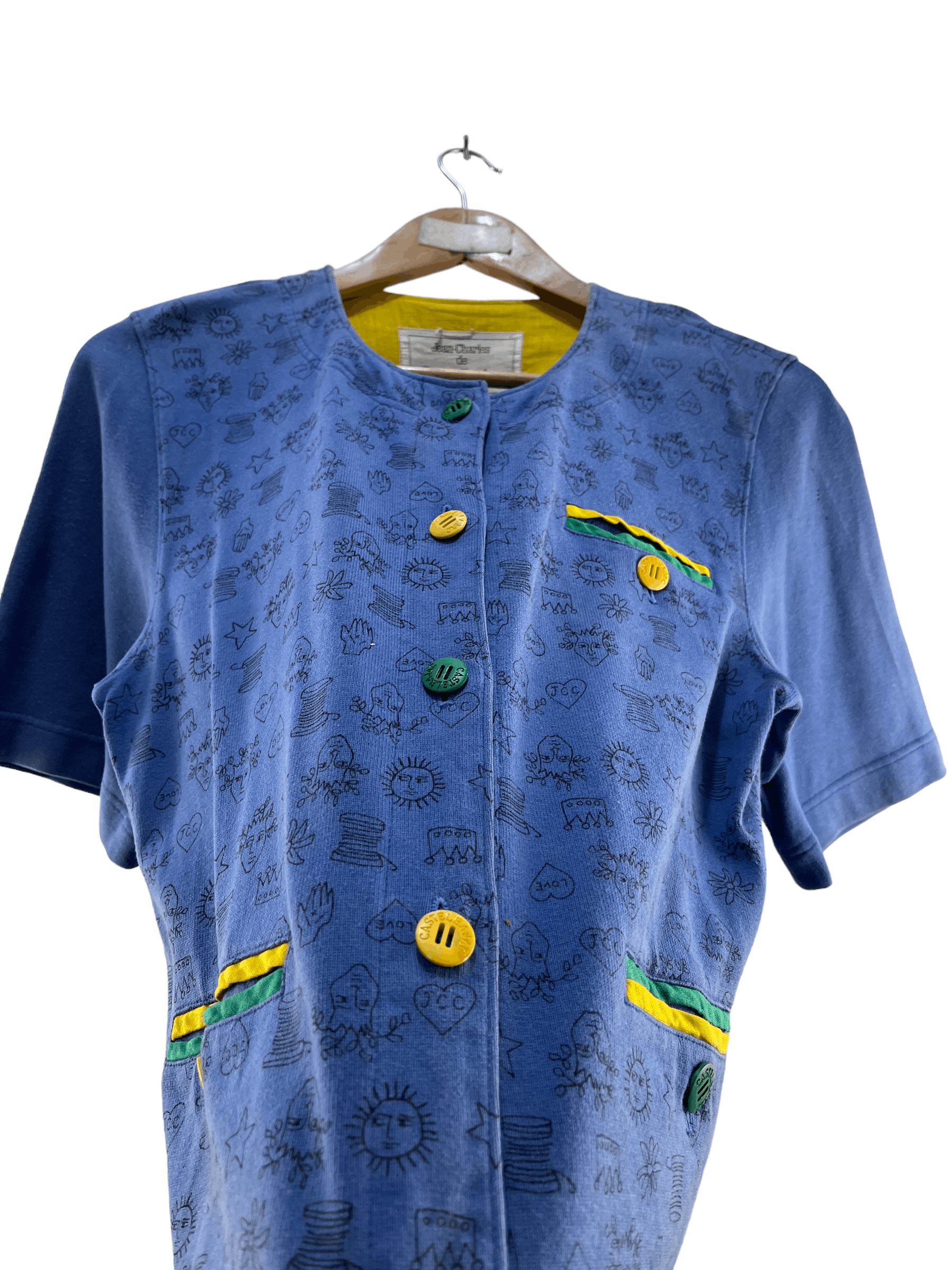 Jean Charles De Castelbajac Vintage Jeans Charles De Castelbajac Tshirt Size US S / EU 44-46 / 1 - 5 Thumbnail