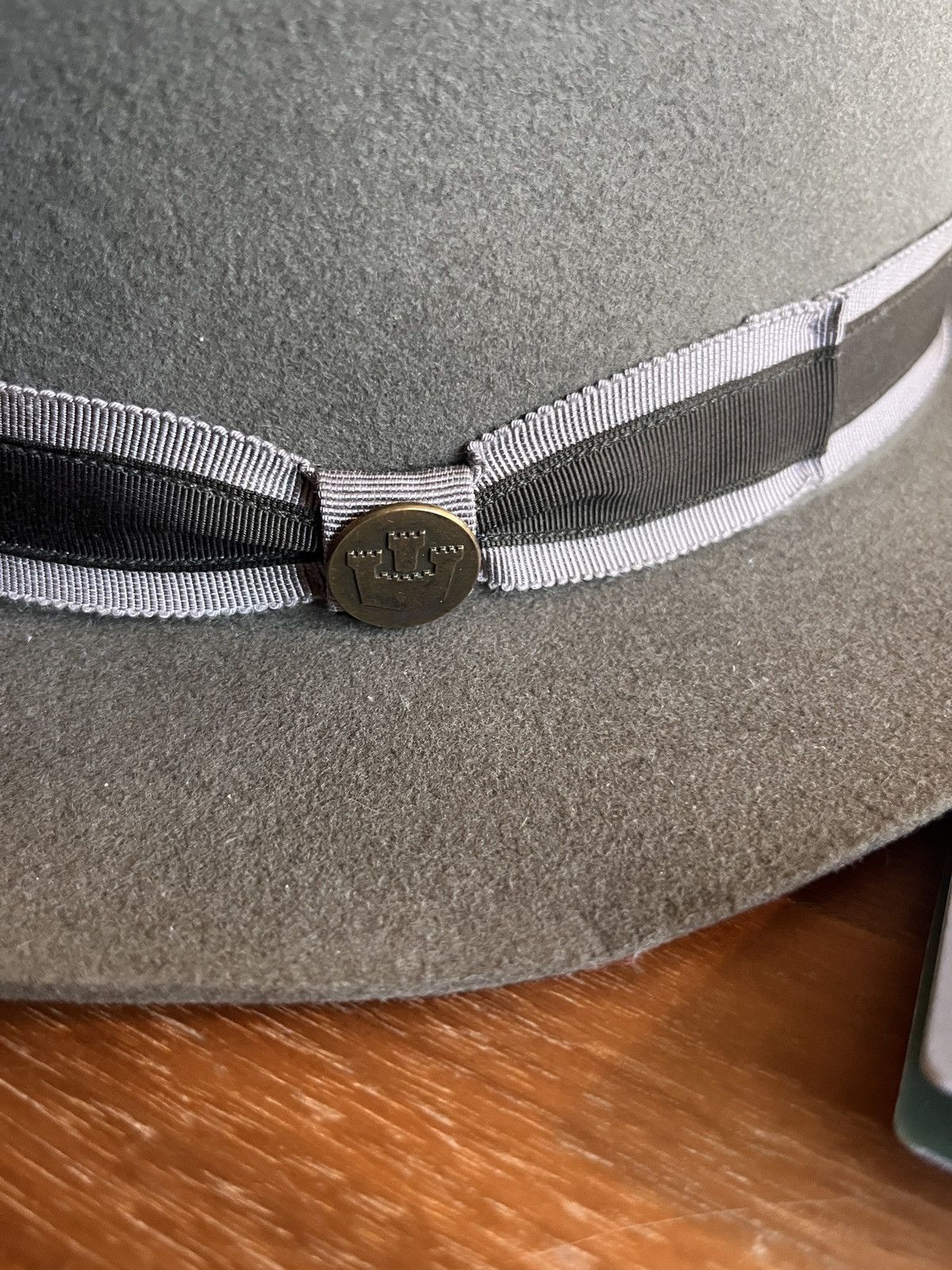 Goorin Bros. Wool Felt Goorin Bros Brothers Fedora Hat Green XXL 7 7/8 Size ONE SIZE - 13 Thumbnail