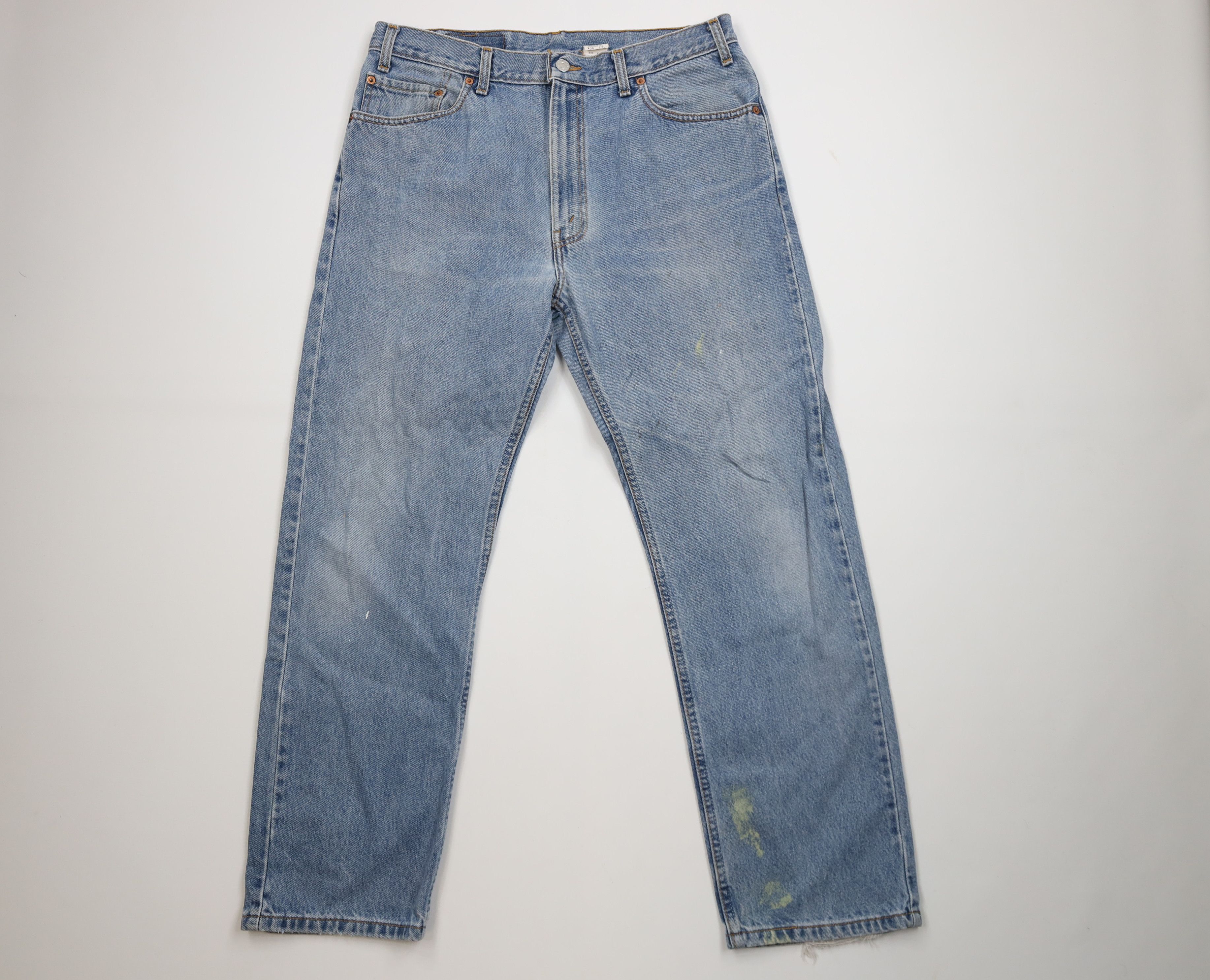Levi's Vintage Y2K 2002 Levis 505 Regular Straight Leg Denim Jeans Size US 36 / EU 52 - 1 Thumbnail