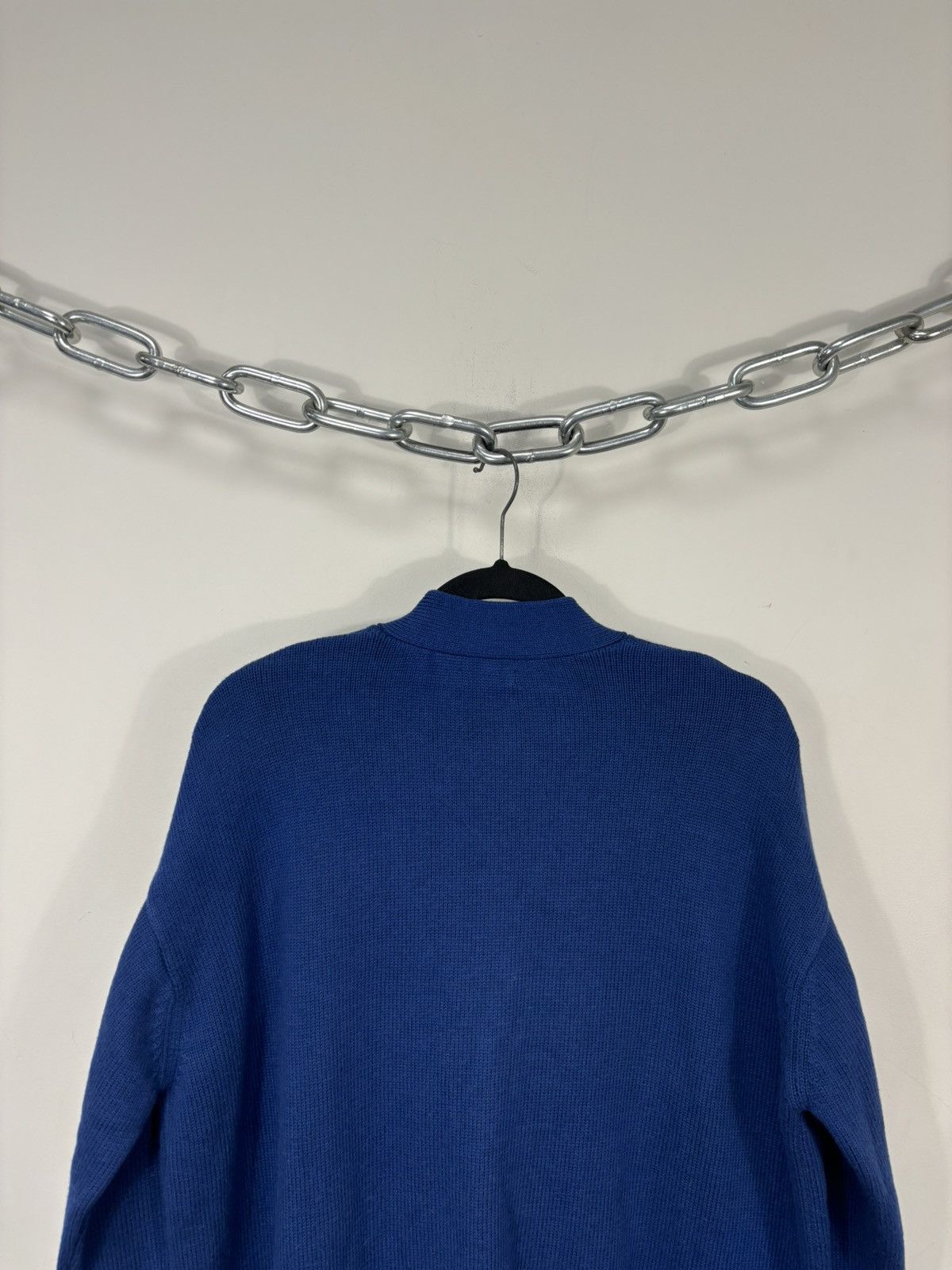 Other Mir Studio Bowl Club Y2K Blue Letterman Cardigan Sweater Size US M / EU 48-50 / 2 - 15 Thumbnail