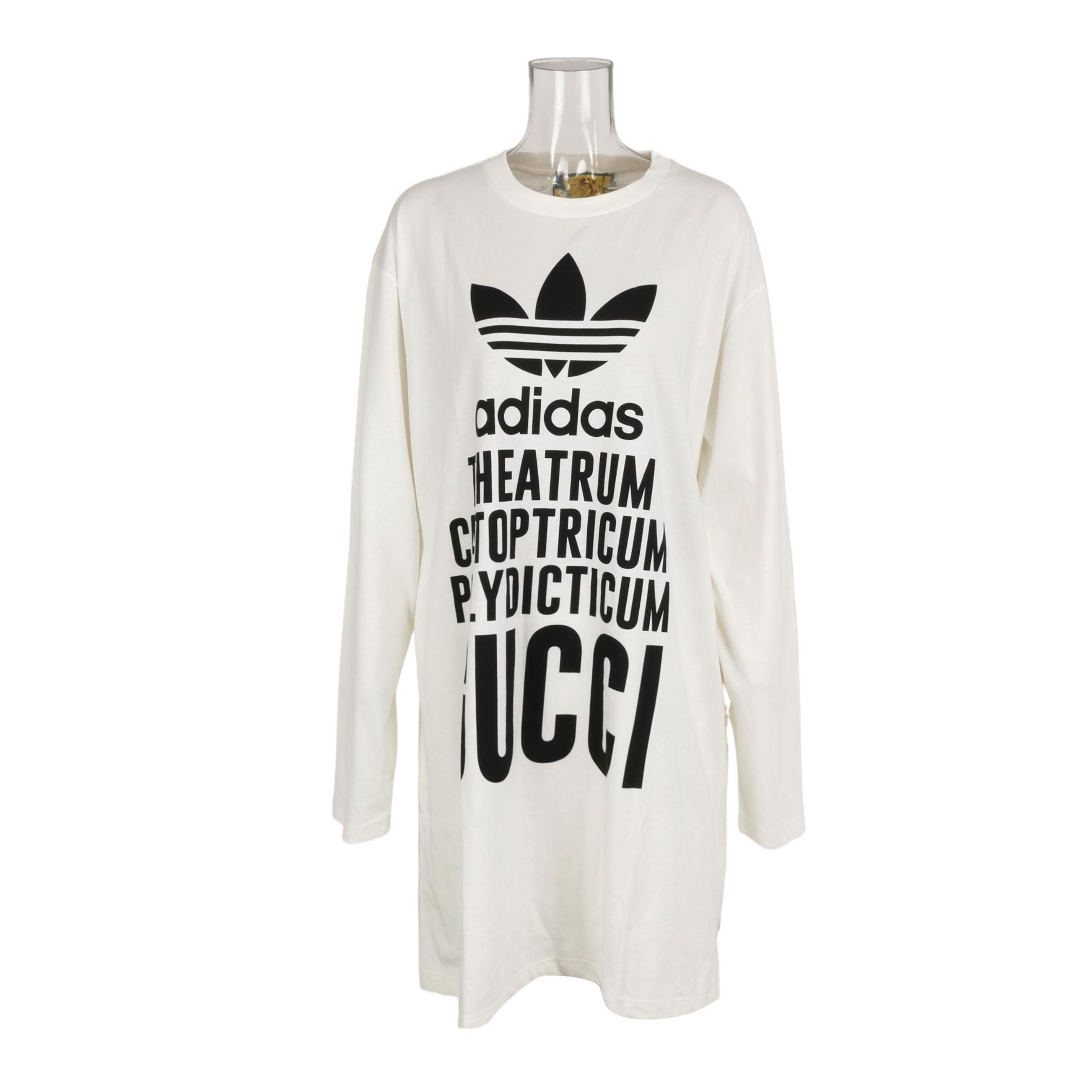 Gucci Gucci x Adidas Logo Long Sleeve T-Shirt M Size US M / EU 48-50 / 2 - 1 Thumbnail