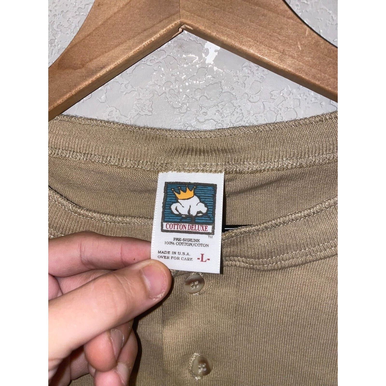 Anvil Vintage Arizona Long Sleeve Shirt Brown 90s VTG Large 90s Size US L / EU 52-54 / 3 - 8 Thumbnail
