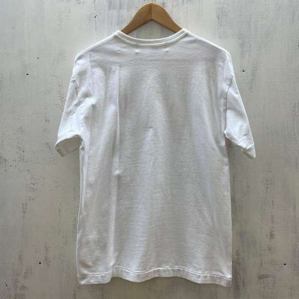 Comme des Garcons PLAY T-Shirts Cotton Short Sleeve Embroidered Heart White Size US L / EU 52-54 / 3 - 2 Thumbnail