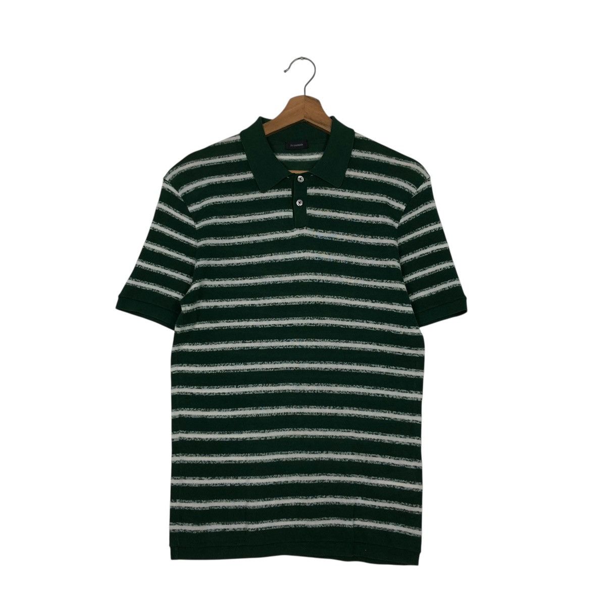 Jil Sander 🔥JILL SANDER POLO STRIPED DESIGN Size US S / EU 44-46 / 1 - 1 Thumbnail