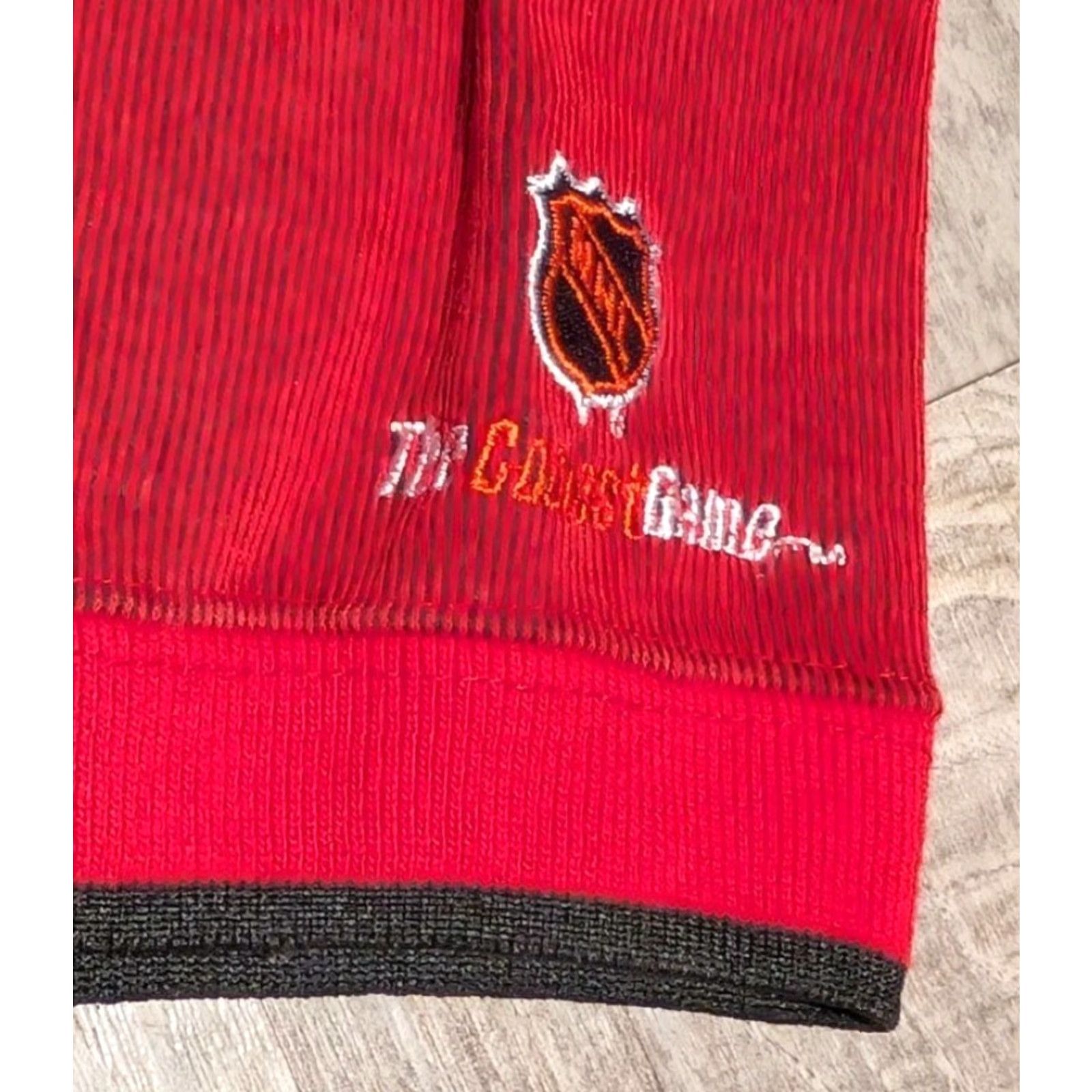 Vintage VINTAGE The Coolest Game NHL Polo Shirt Red Detroit Red Wings Mens XL Striped 90s Hockey Size US XL / EU 56 / 4 - 6 Thumbnail