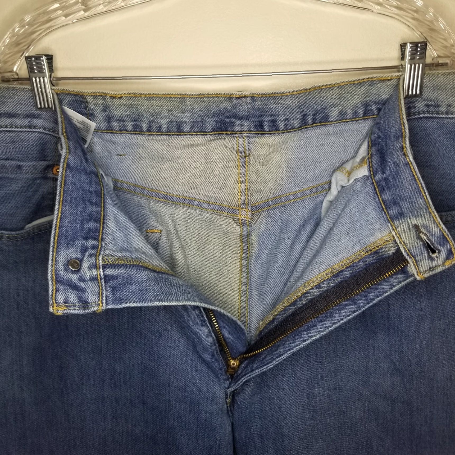 Levi's Levi's 550 Jeans Men 42x32 Blue Straight Mens Size US 42 / EU 58 - 3 Thumbnail