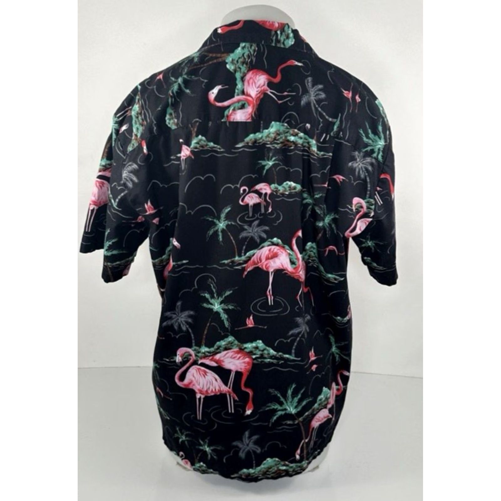Paradise Found Paradise Found Flamingo Palm Hawaiian Mens L Shirt Size US L / EU 52-54 / 3 - 4 Thumbnail