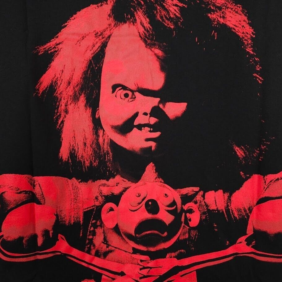 Other Chucky T Shirt Mens Size Medium Black All Over Print Childs Size US M / EU 48-50 / 2 - 4 Thumbnail
