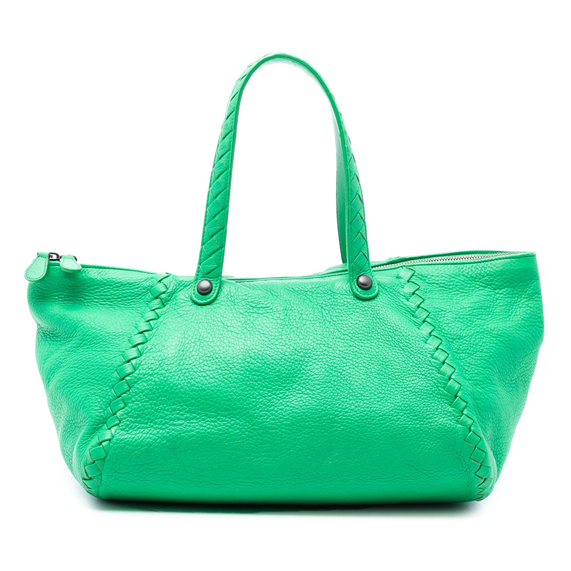 Bottega Veneta Bottega Veneta Intrecciato Trimmed Cervo Tote Size ONE SIZE - 1 Thumbnail