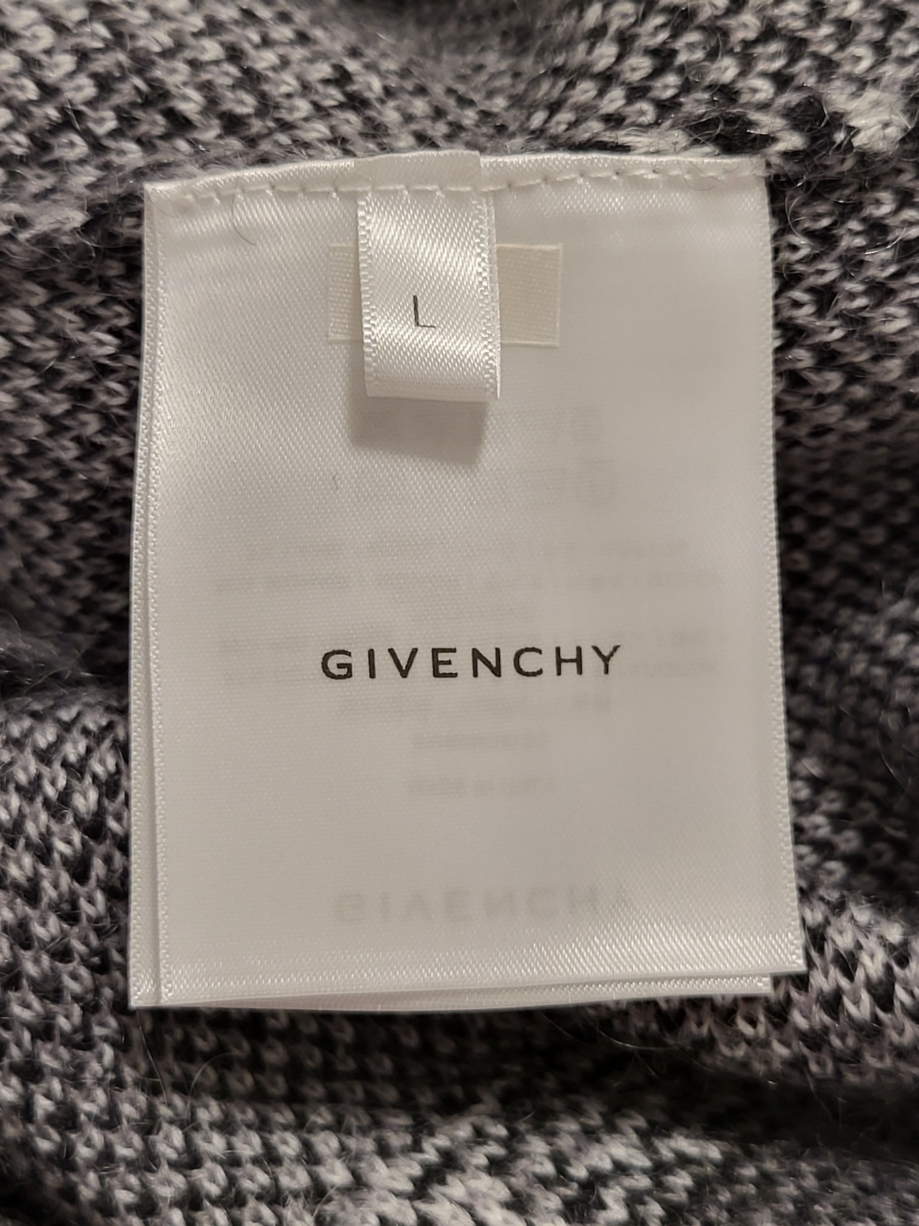 Givenchy 4G Checked Mohair Sweater Size US L / EU 52-54 / 3 - 8 Thumbnail