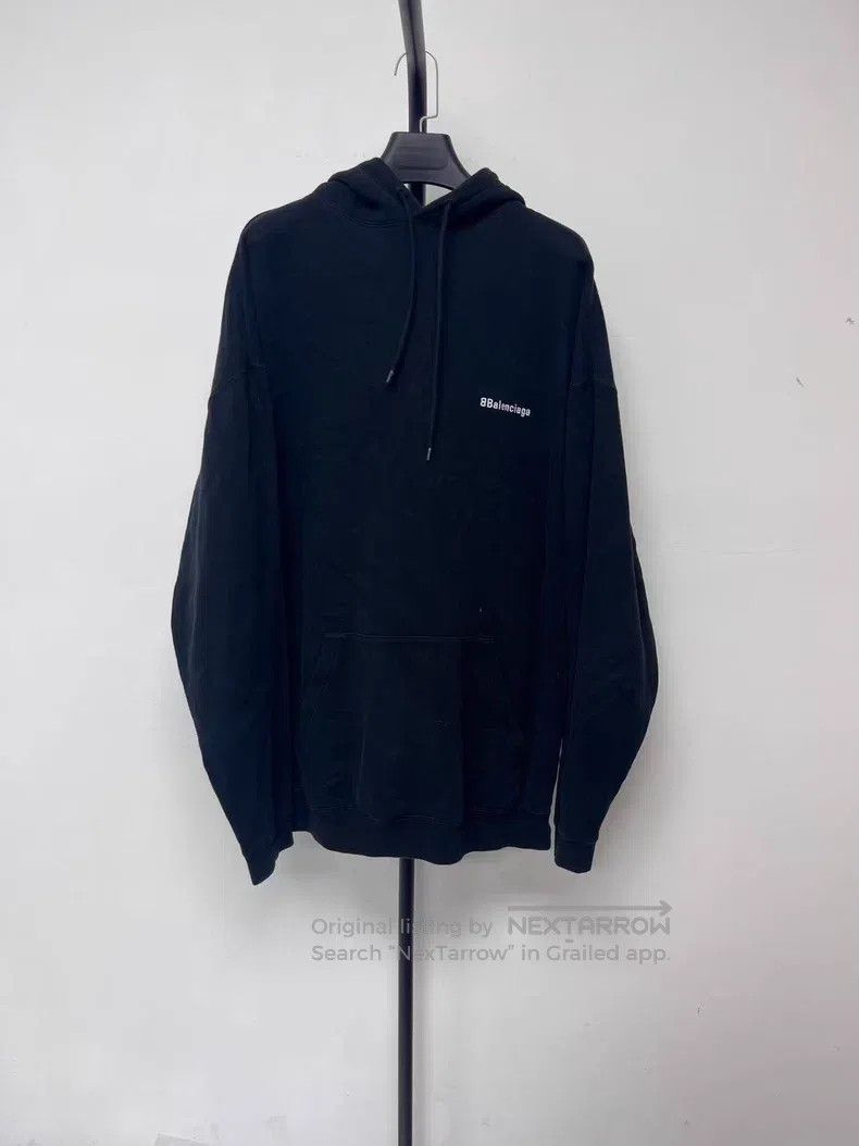 Balenciaga Balenciaga Letter Printed Hooded Straight-Leg Long Sleeve Size US M / EU 48-50 / 2 - 1 Thumbnail