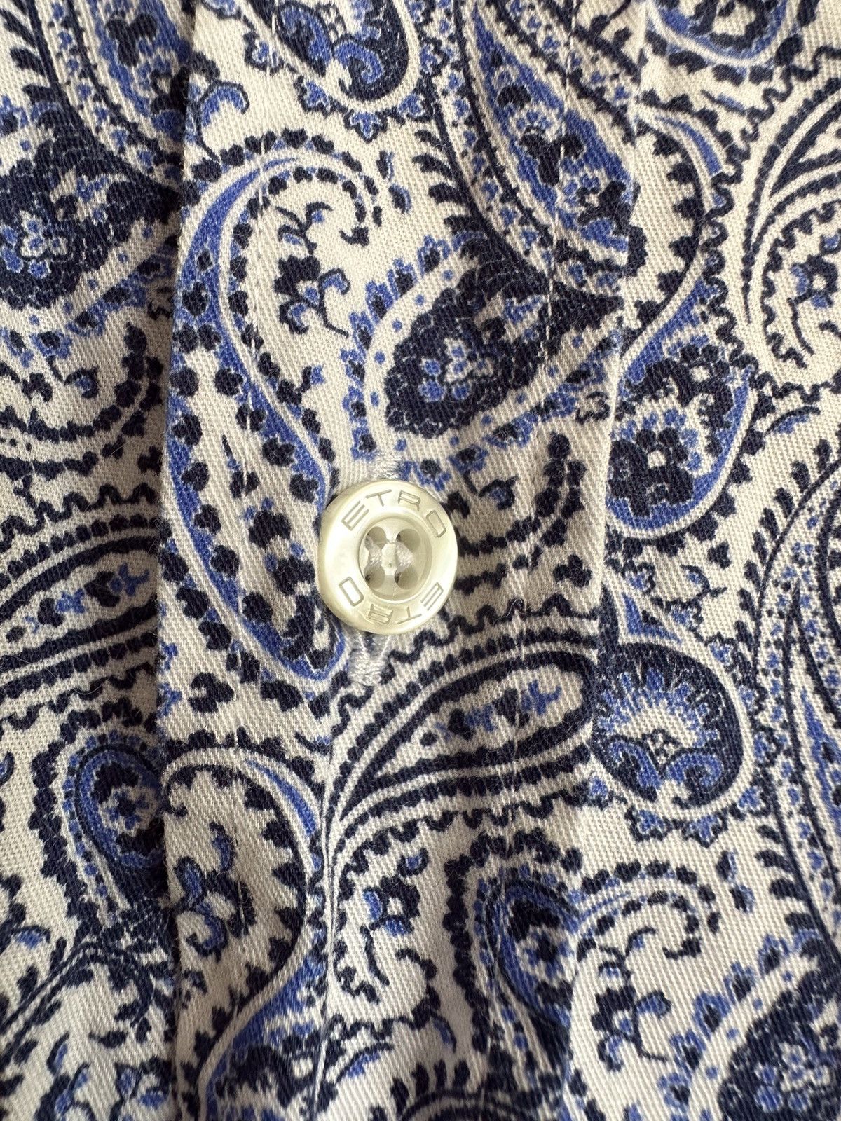 Etro Etro patterned made in italy shirt great cotton Size US L / EU 52-54 / 3 - 5 Thumbnail