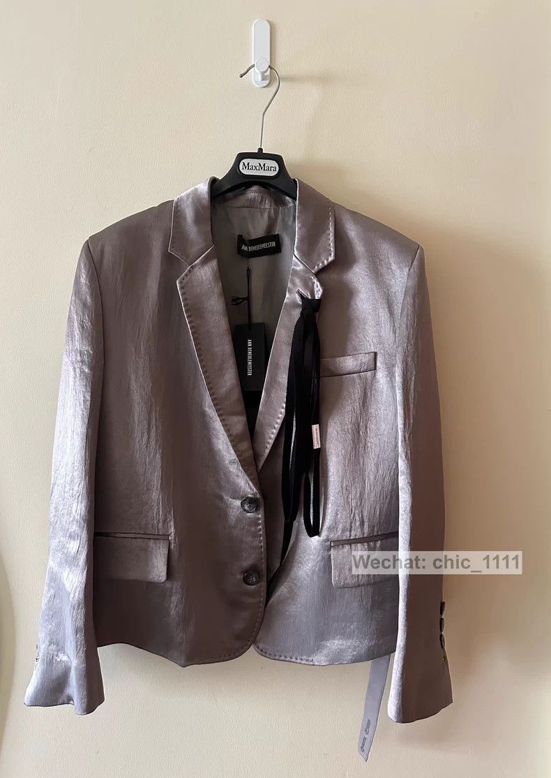 Ann Demeulemeester Ann Demeulemeester Purple Blazer Size US XL / EU 56 / 4 - 1 Thumbnail