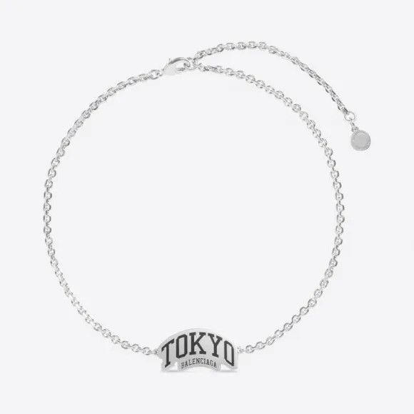 Balenciaga o1la1rc1a0924 Size: OS / DUP / Cities Tokyo Necklace Silver Size ONE SIZE - 1 Preview