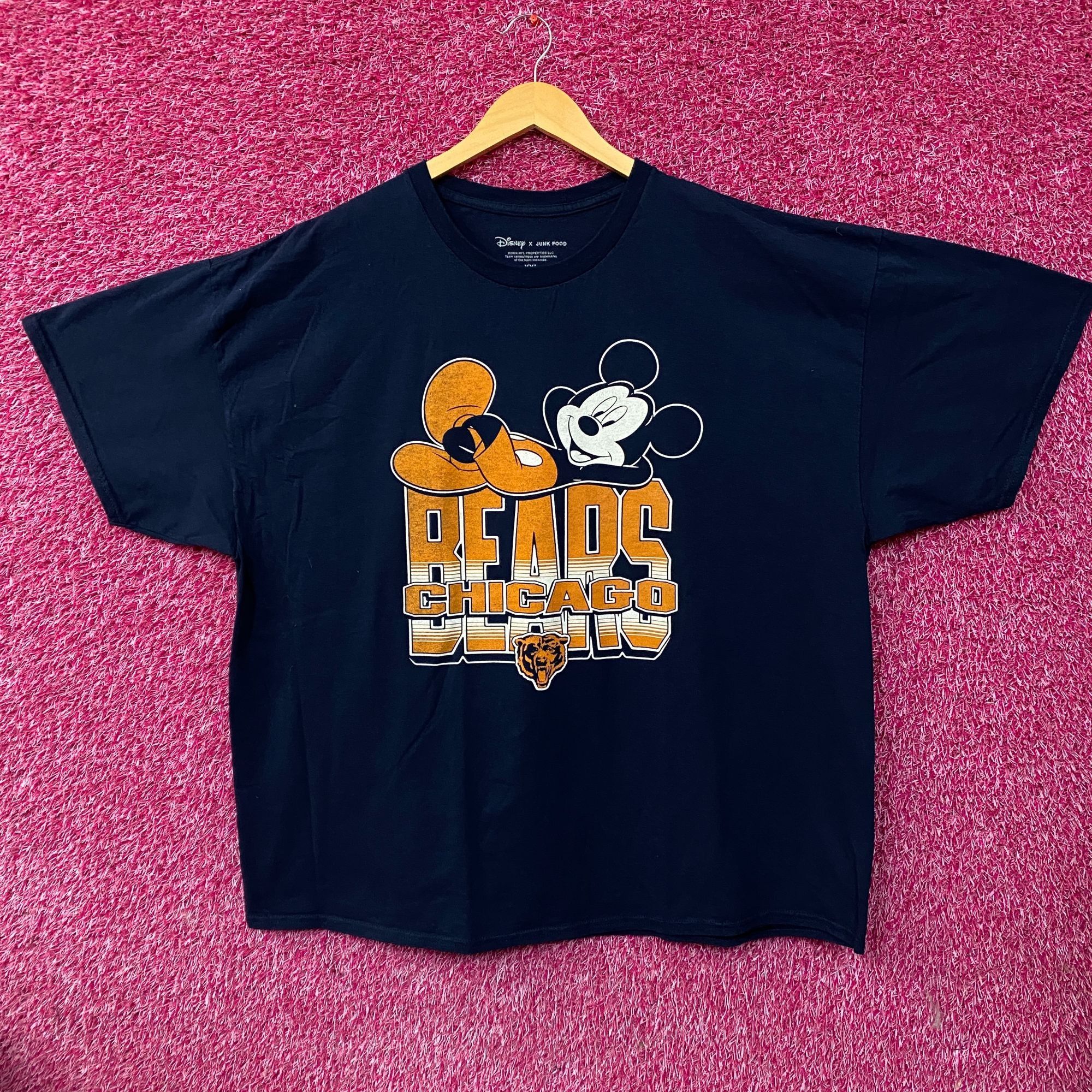 Junk Food Disney x Junk Food NFL Chicago Bears Mickey Mouse Navy Blue Size US XXL / EU 58 / 5 - 1 Thumbnail