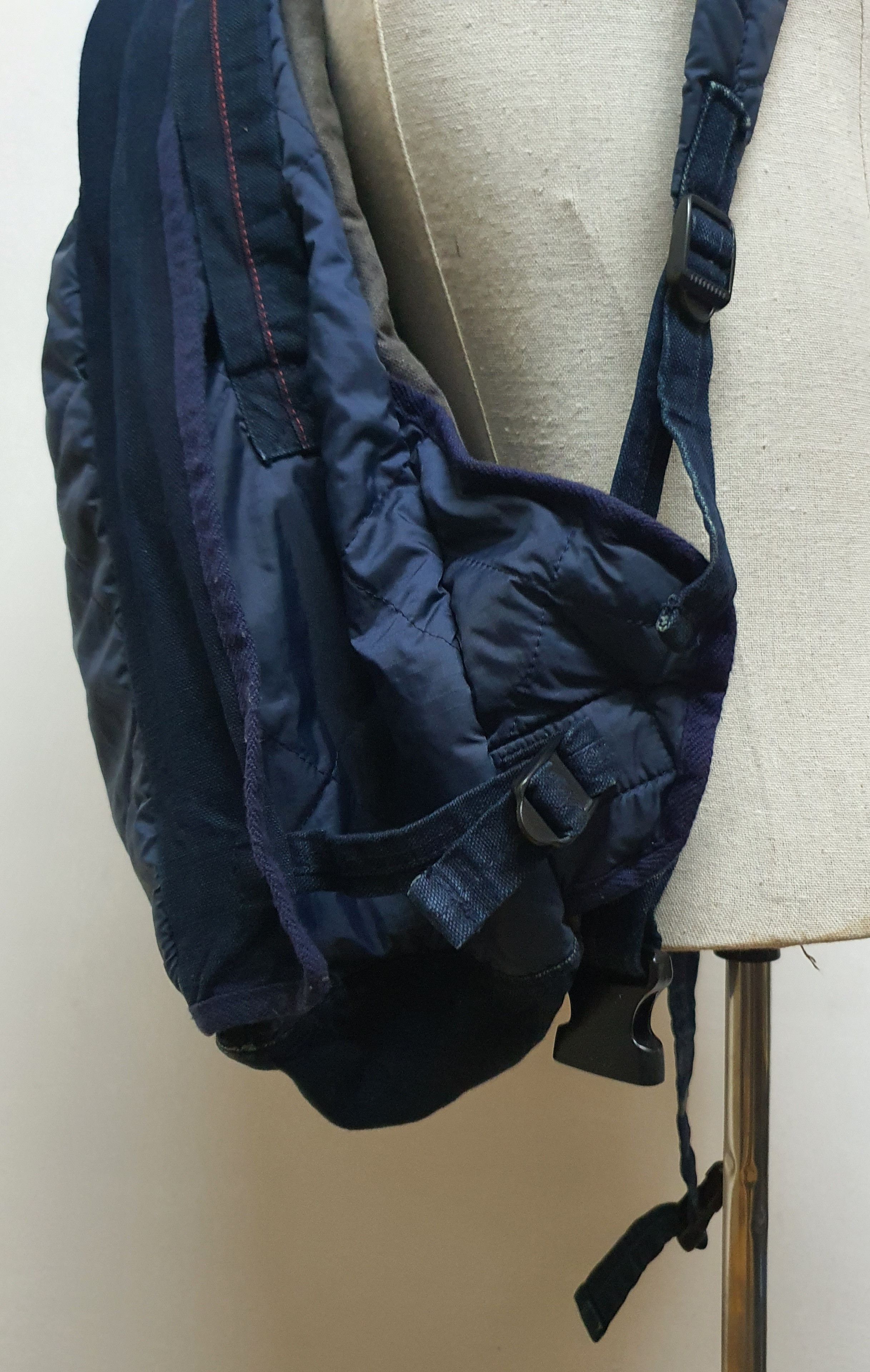45rpm × Japanese Brand 45rpm Japanese Brand Denim Indigo Dye Backpack. Size ONE SIZE - 6 Thumbnail