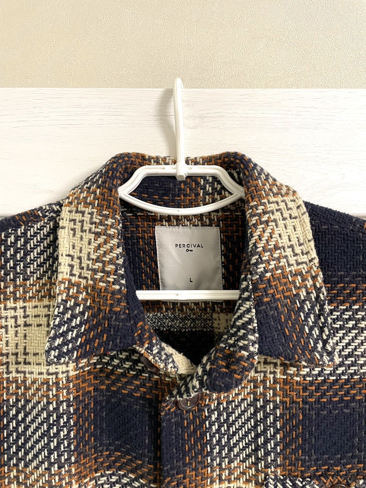 Percival Percival Sheridan Check Plaid Overshirt Jacket Coat Size US L / EU 52-54 / 3 - 4 Thumbnail