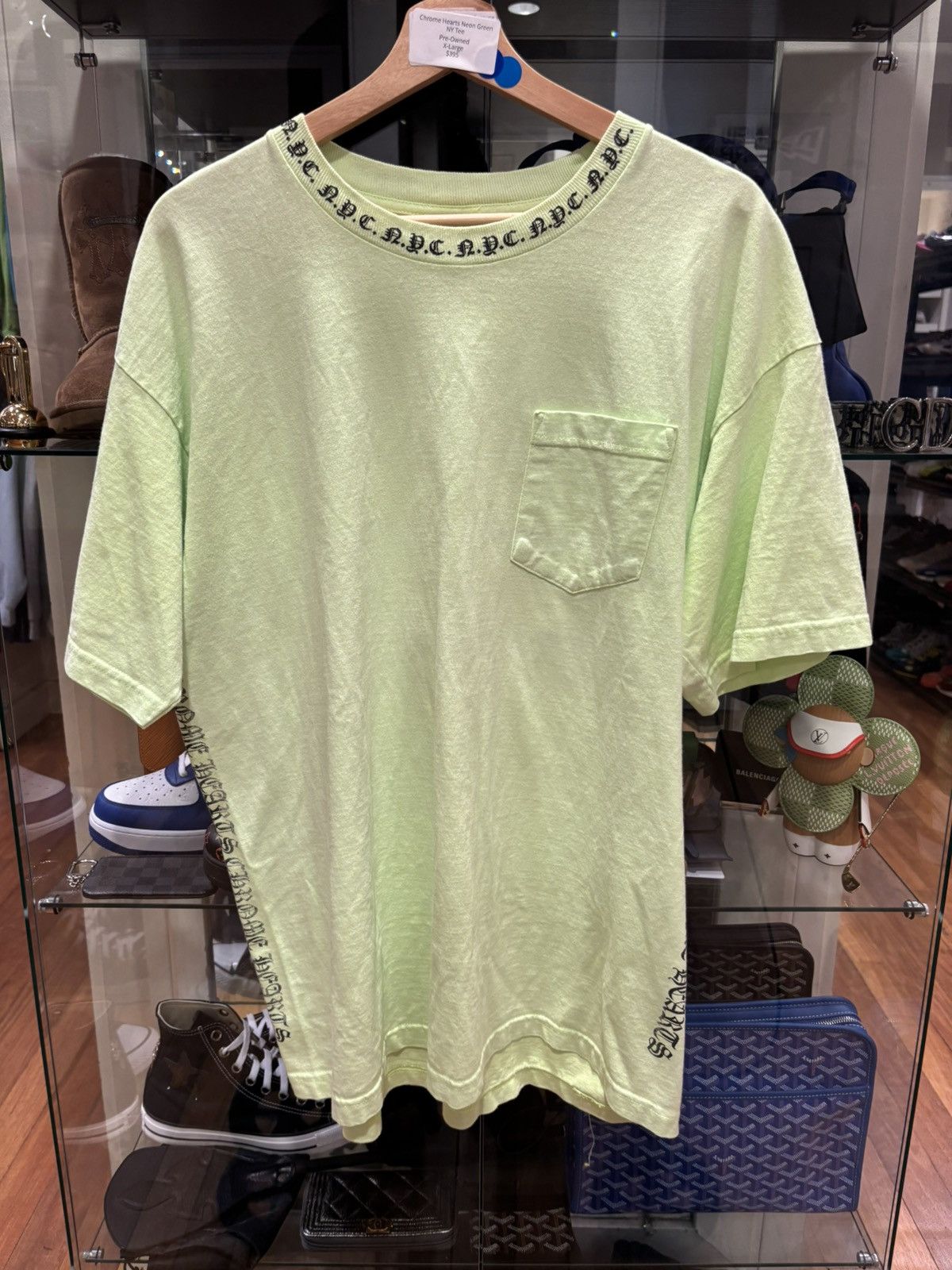 Chrome Hearts NYC Neck Neon Tee