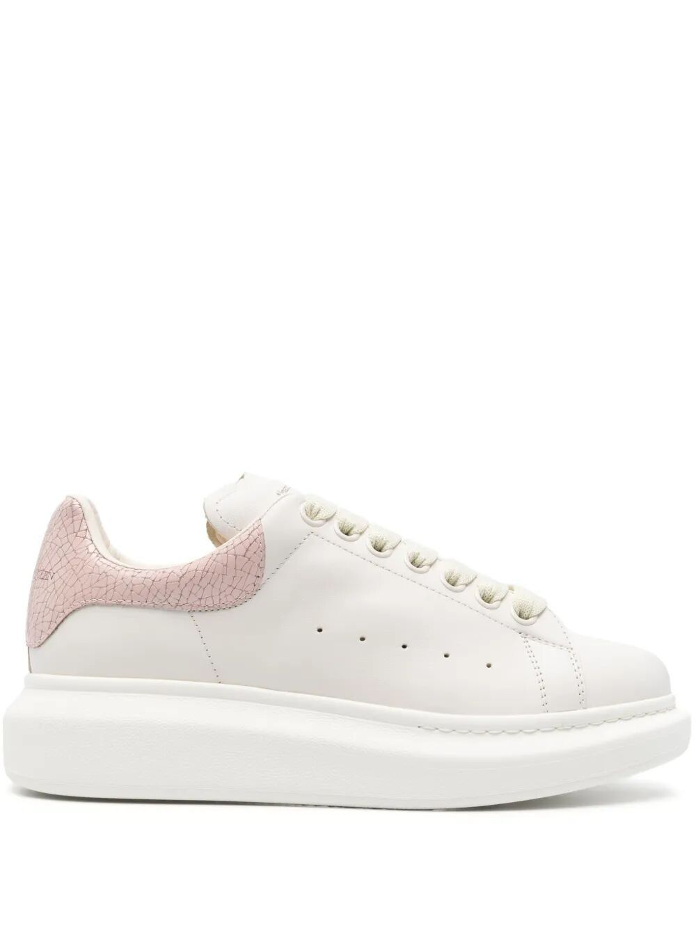 Alexander McQueen OVERSIZED SNEAKER WITH CRACKLED HEEL TAB Size US 10 / IT 40 - 1 Thumbnail