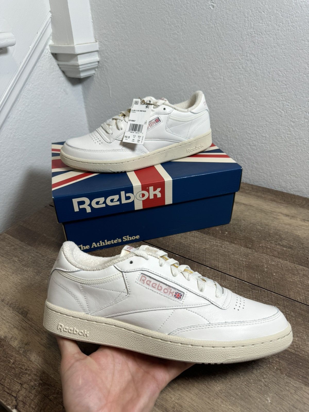 Reebok REEBOK CLUB C 85 'CHALK PAPERWHITE' Size 10.5 GY4967 NEW Size US 10.5 / EU 43-44 - 1 Thumbnail