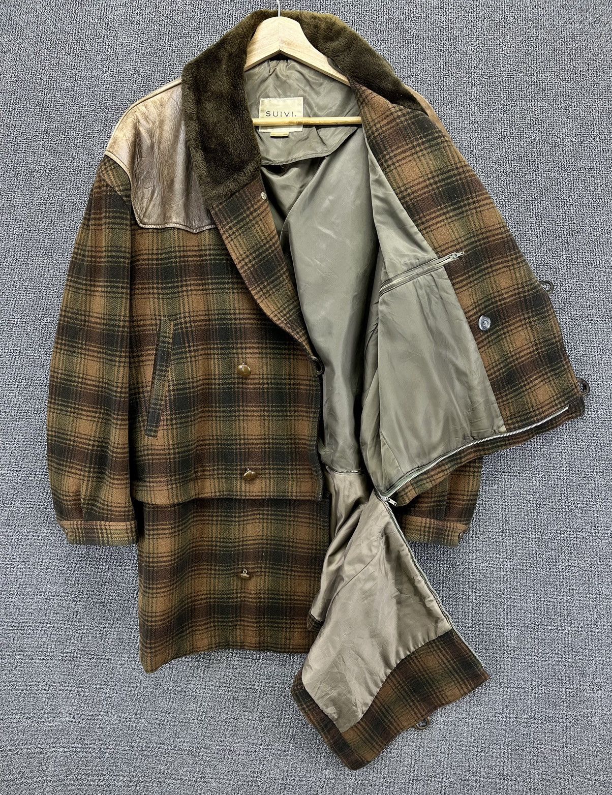 Japanese Brand Vintage Suivi Homme Shadow Plaid Jacket Size US L / EU 52-54 / 3 - 8 Thumbnail