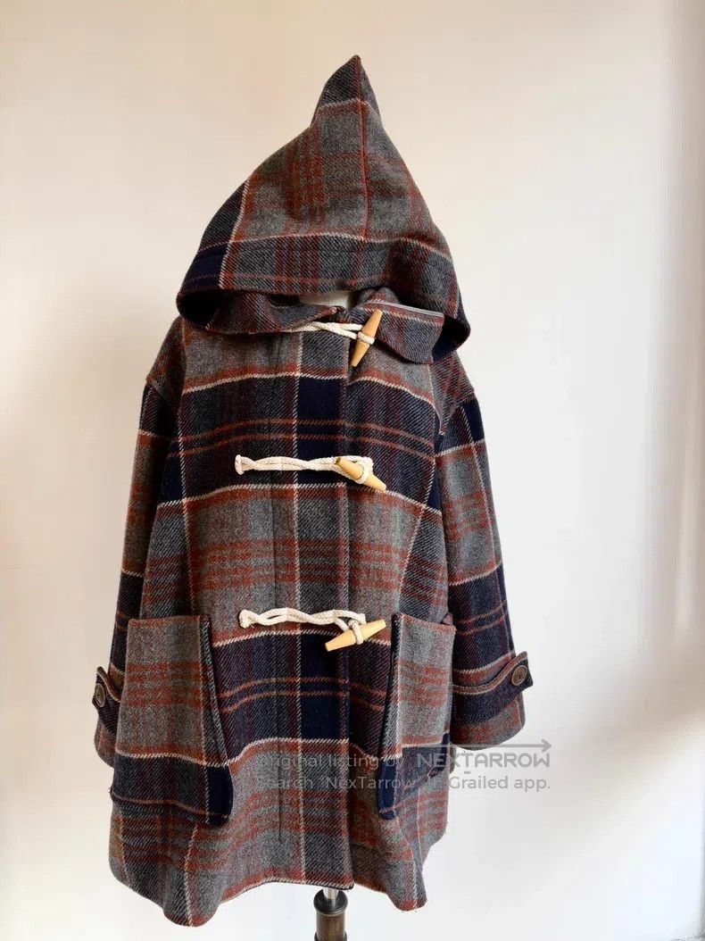 Vivienne Westwood Vivienne Westwood Gray Blue Plaid Witch Hat Cloak Saturn T Size S / US 4 / IT 40 - 2 Thumbnail
