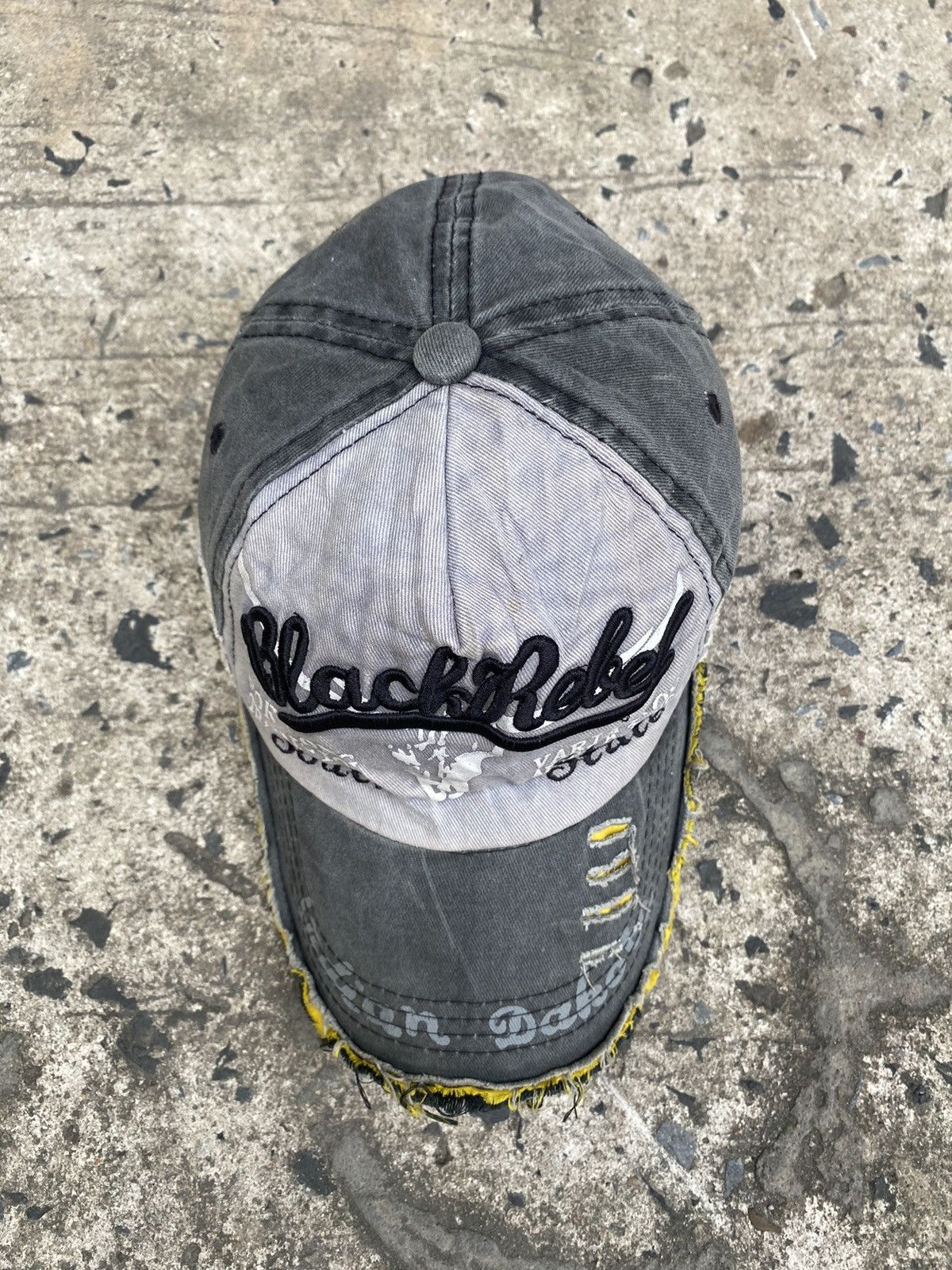 Japanese Brand × Vintage Vintage Black Rebel Indian Dakota Distressed Hats Size ONE SIZE - 2 Thumbnail