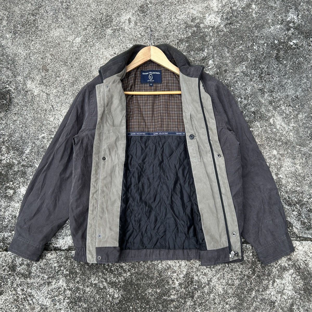Gianni Valentino × Valentino × Vintage Vintage Gianni Valentino Italy Zipper Jacket Size US S / EU 44-46 / 1 - 3 Thumbnail