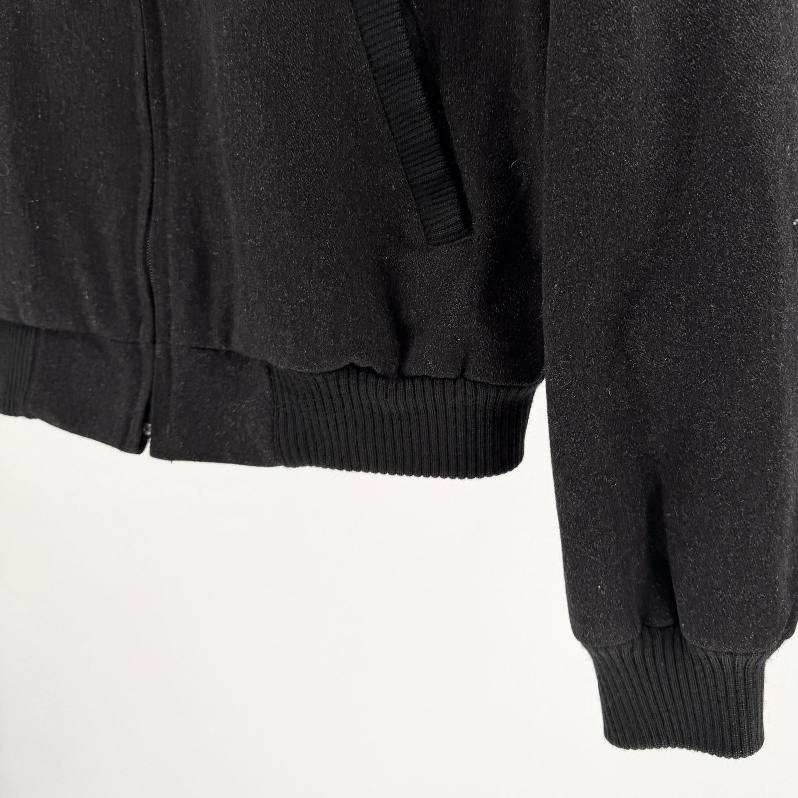 Members Only Vintage 80s Charcoal Wool Blend Iconic Racer Bomber Jacket Size US M / EU 48-50 / 2 - 4 Thumbnail